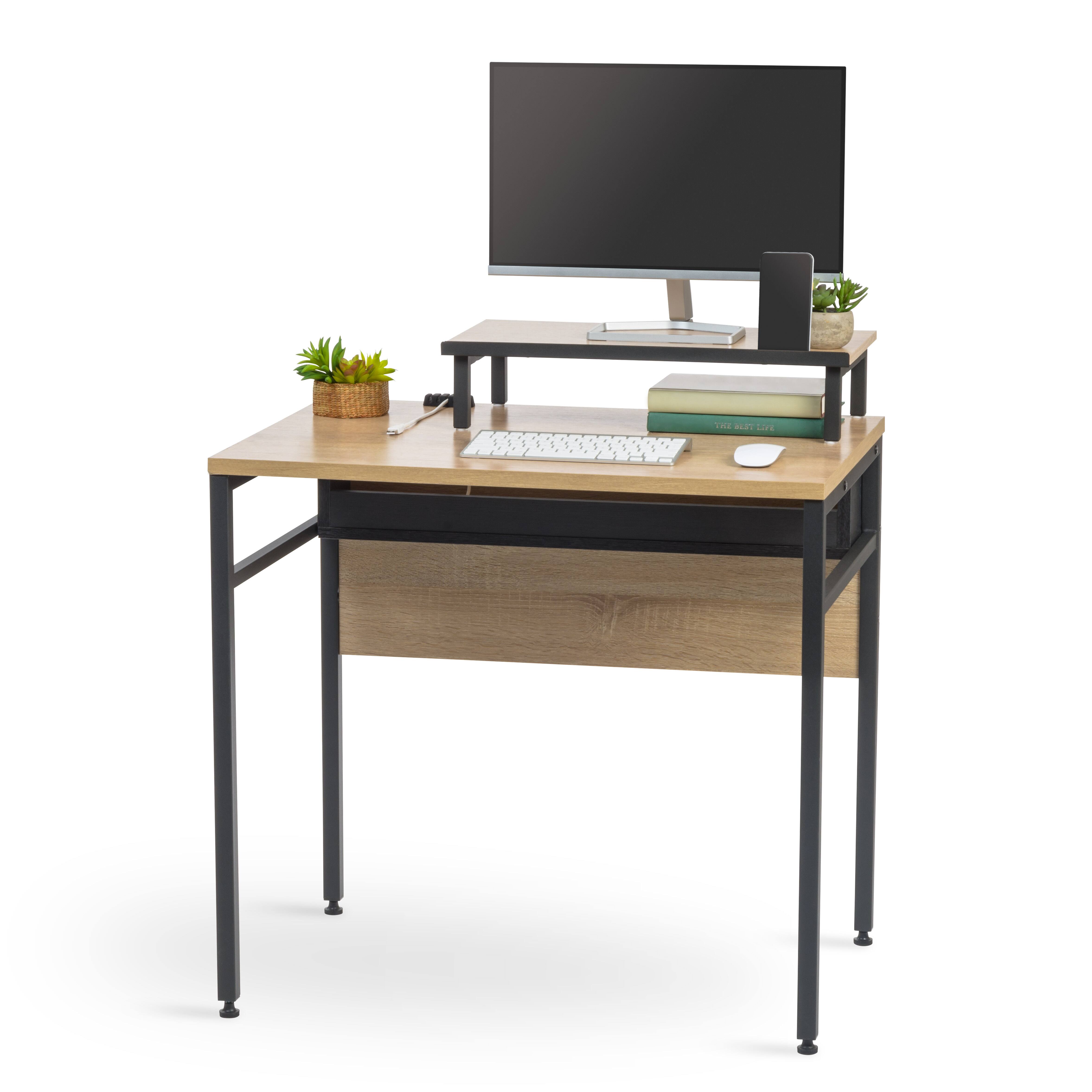 Iris&#xAE; Rustic Brown Computer Desk