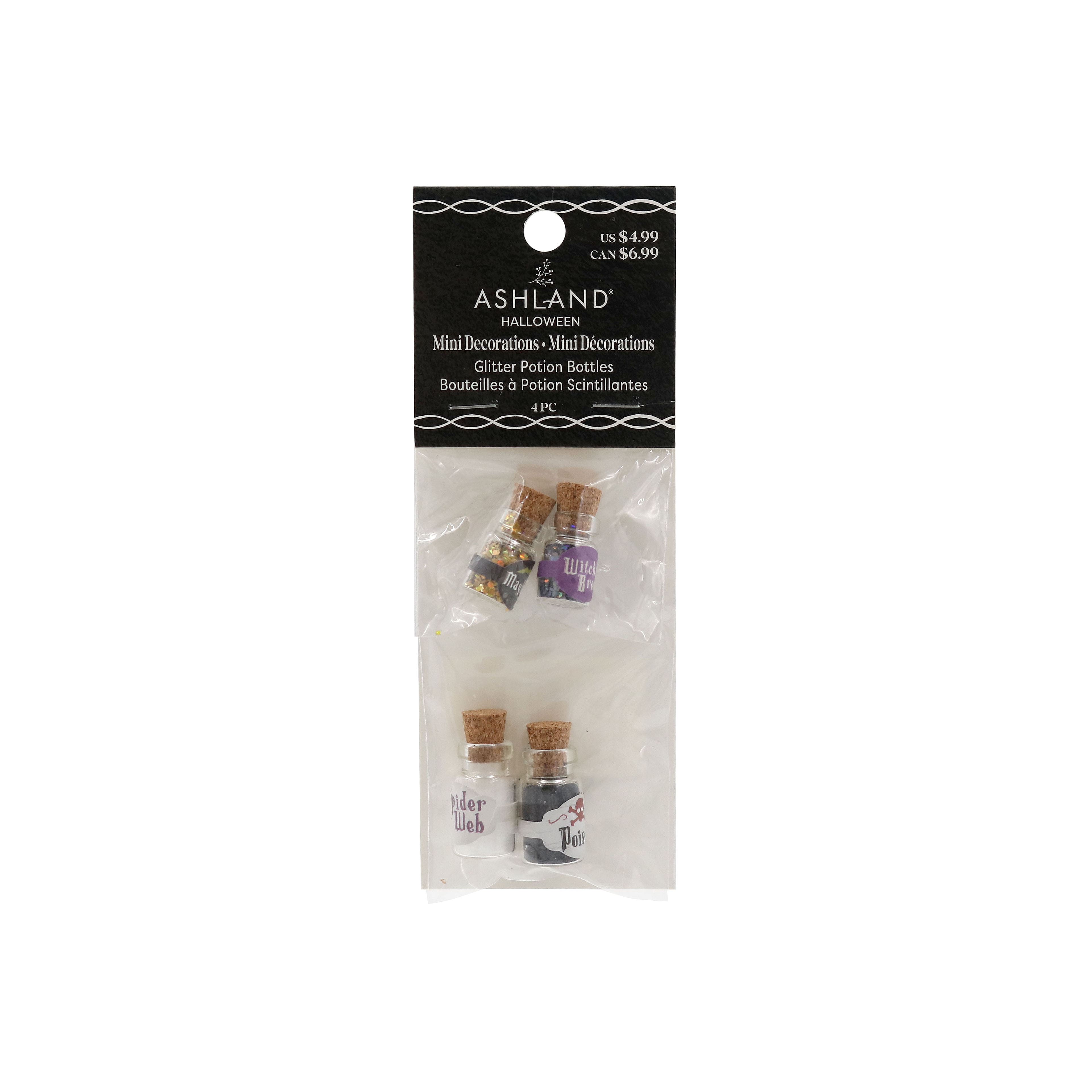 Mini Glitter Potion Bottle Set by Ashland&#xAE;