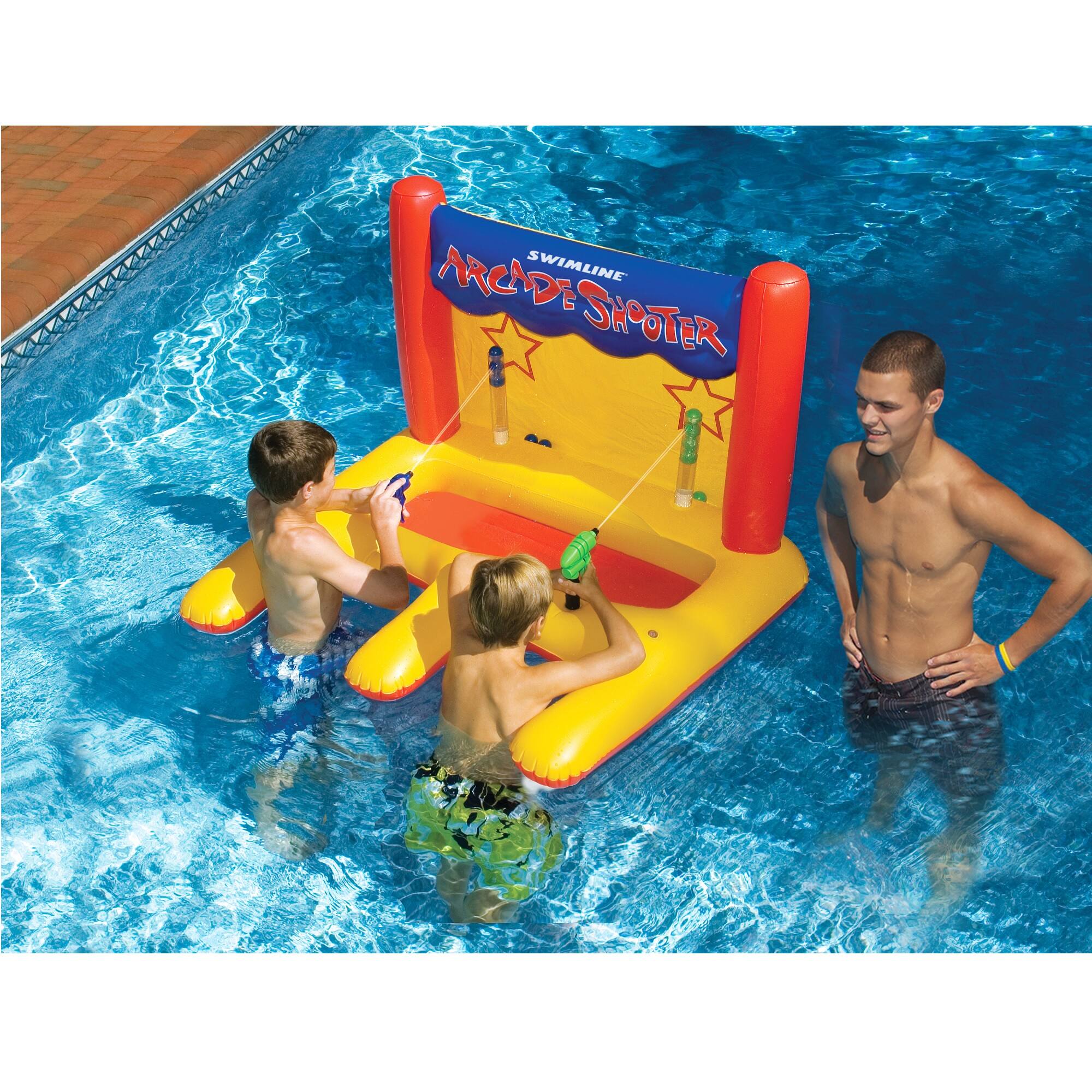 Swimline 45&#x22; Inflatable Arcade Shooter Target Swimming Pool Game