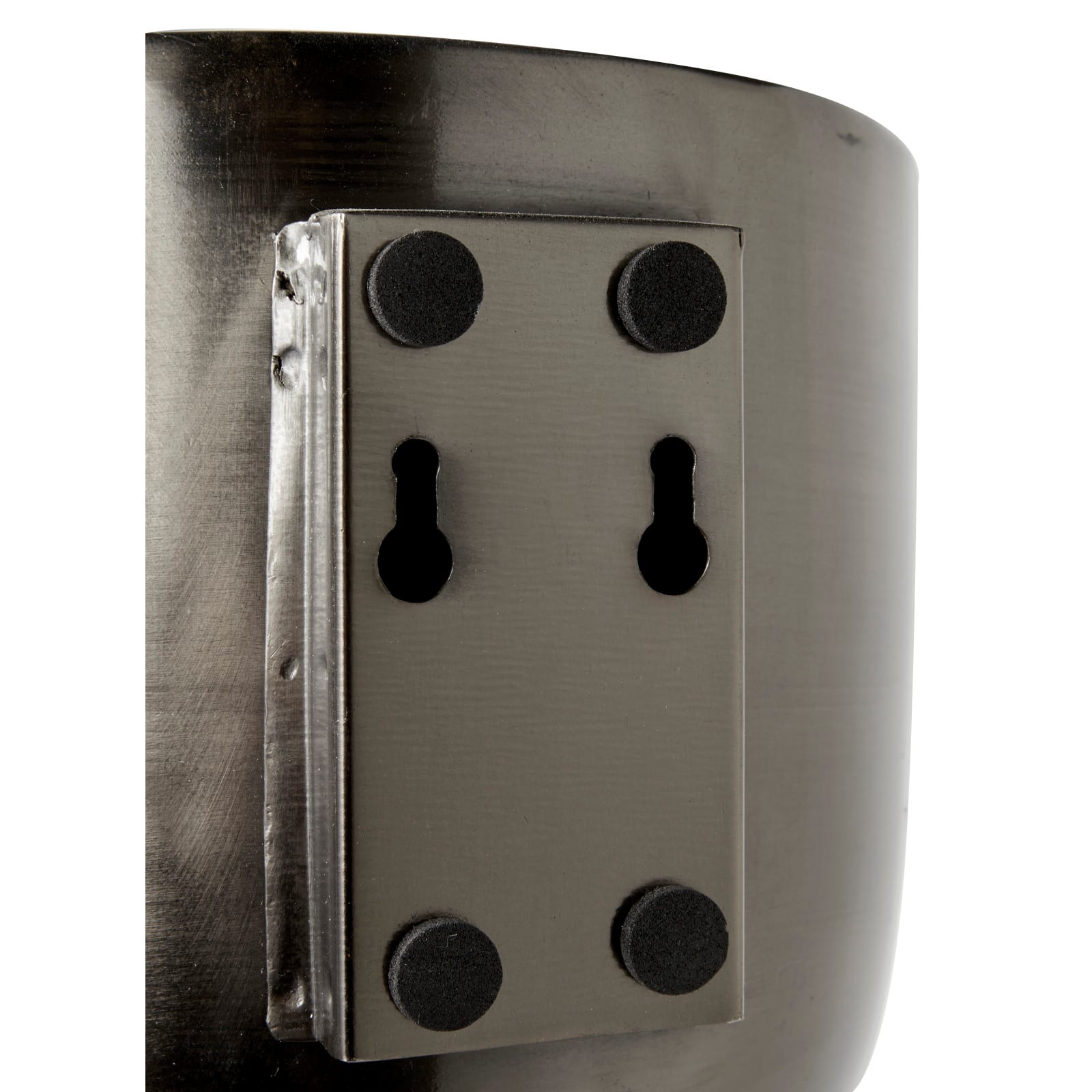 Black Metal Contemporary Hanging Planter Set