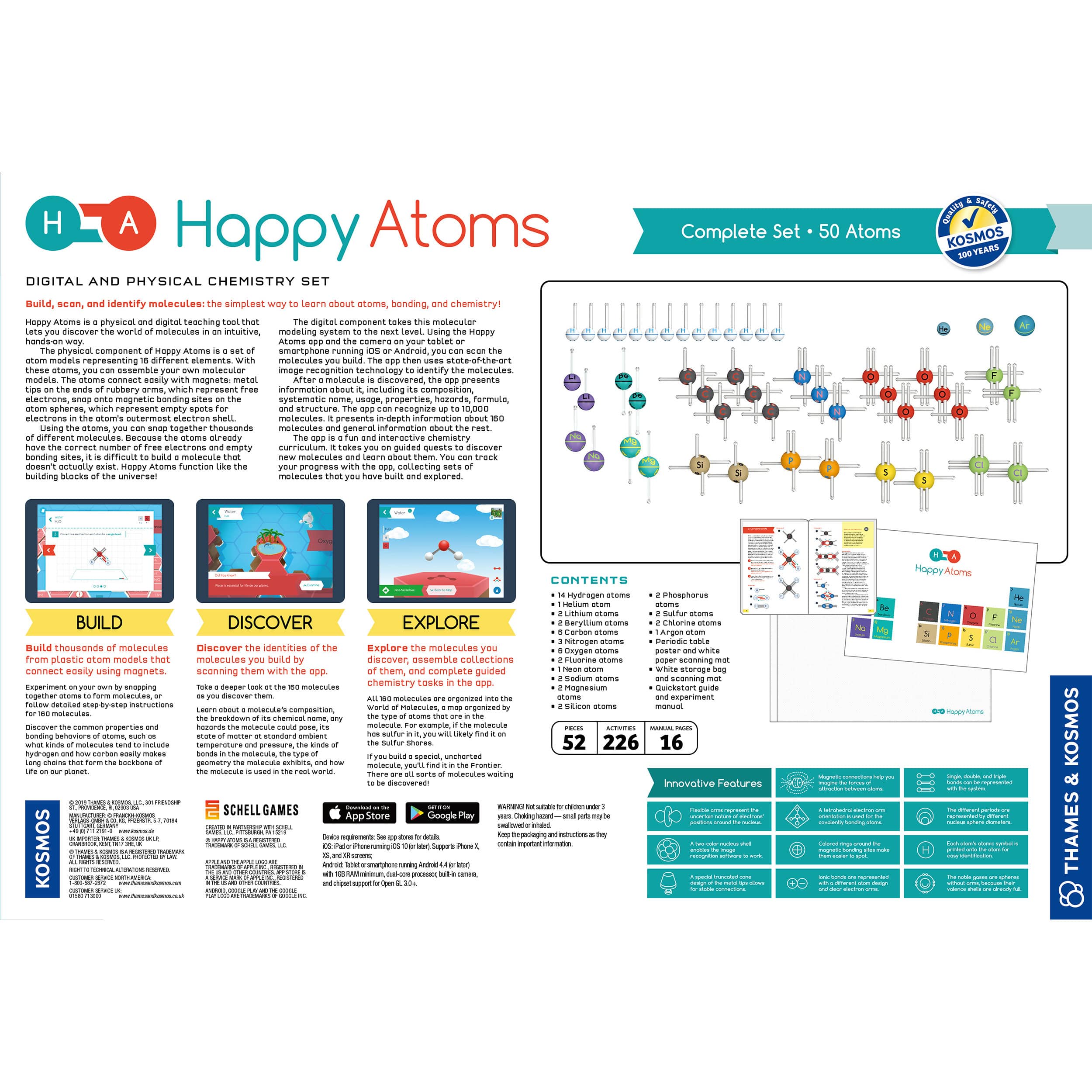 Thames &#x26; Kosmos Happy Atoms Complete Set