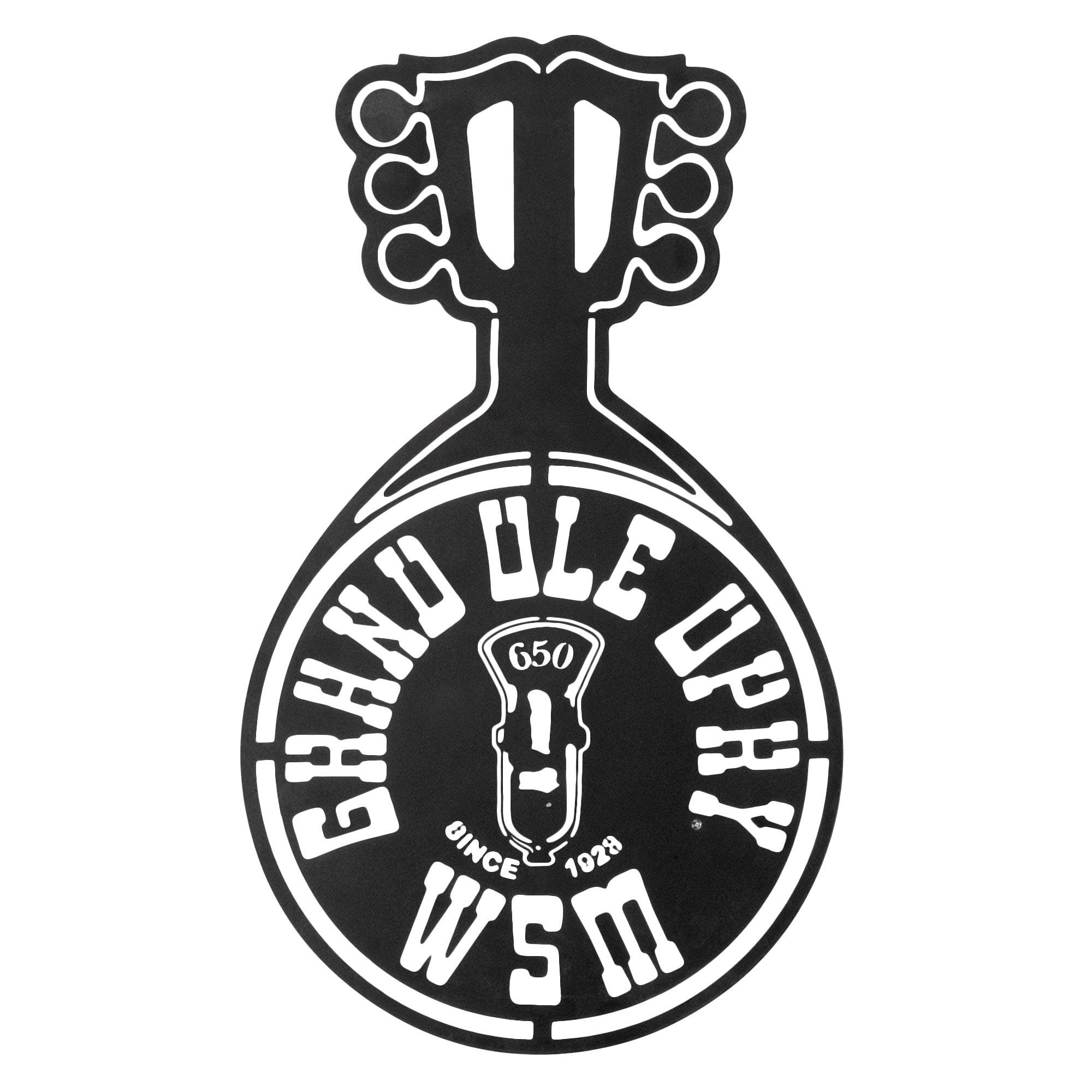 American Art Decor Grand Ole Opry Laser Cut Guitar Plaque - 12" x 20"