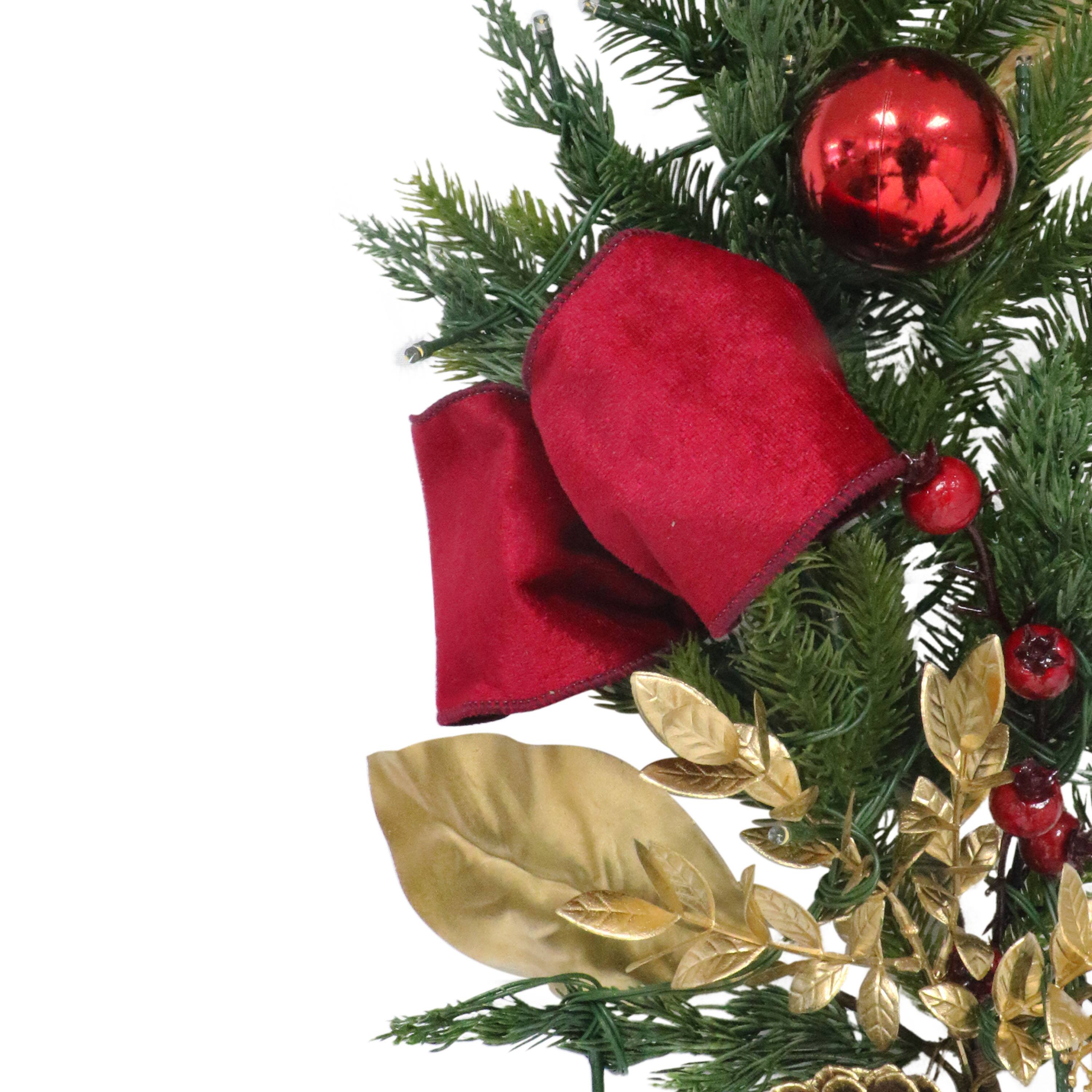6ft. Pre-Lit Adorned Artificial Garland