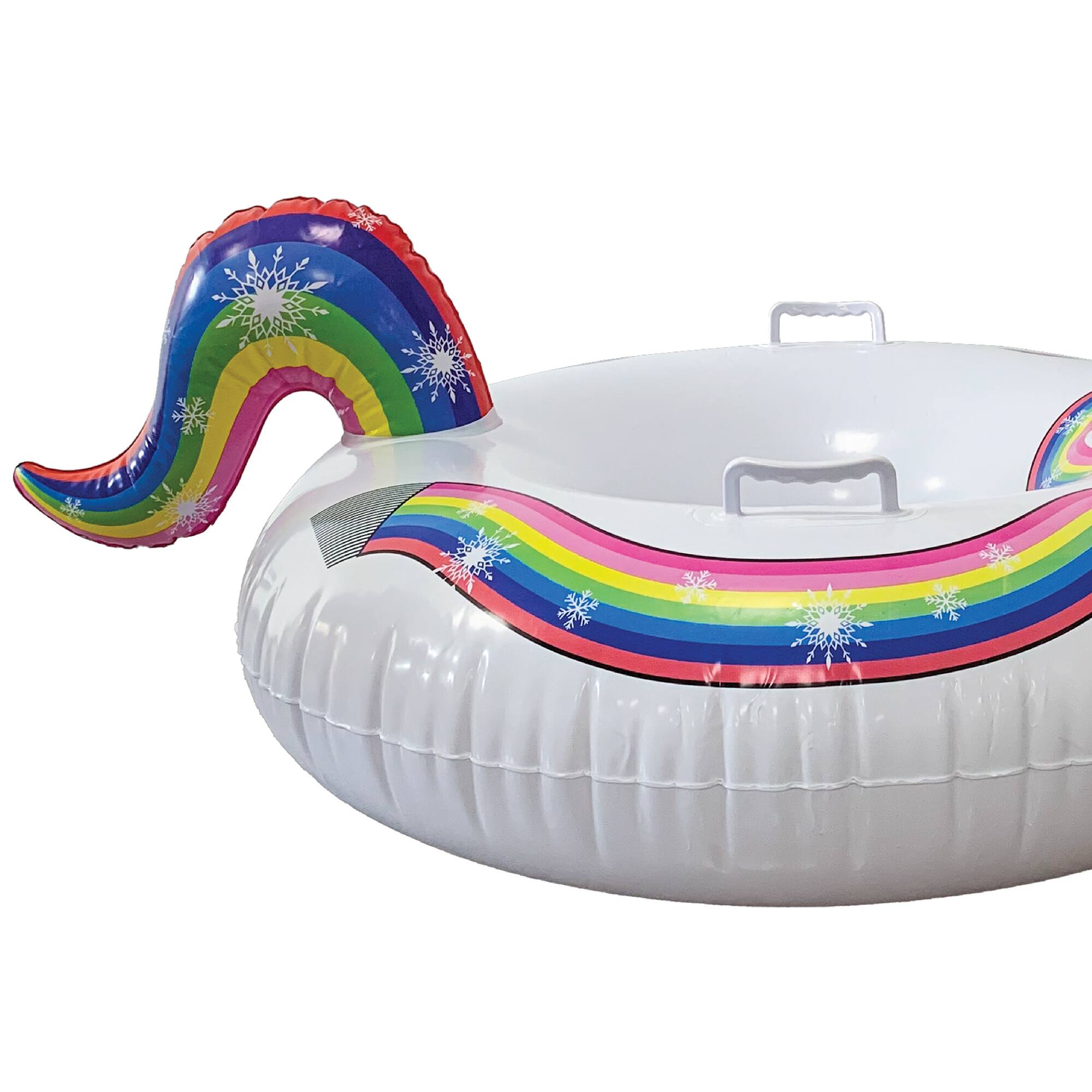 SNOWFUN Inflatable Unicorn Snow Tube