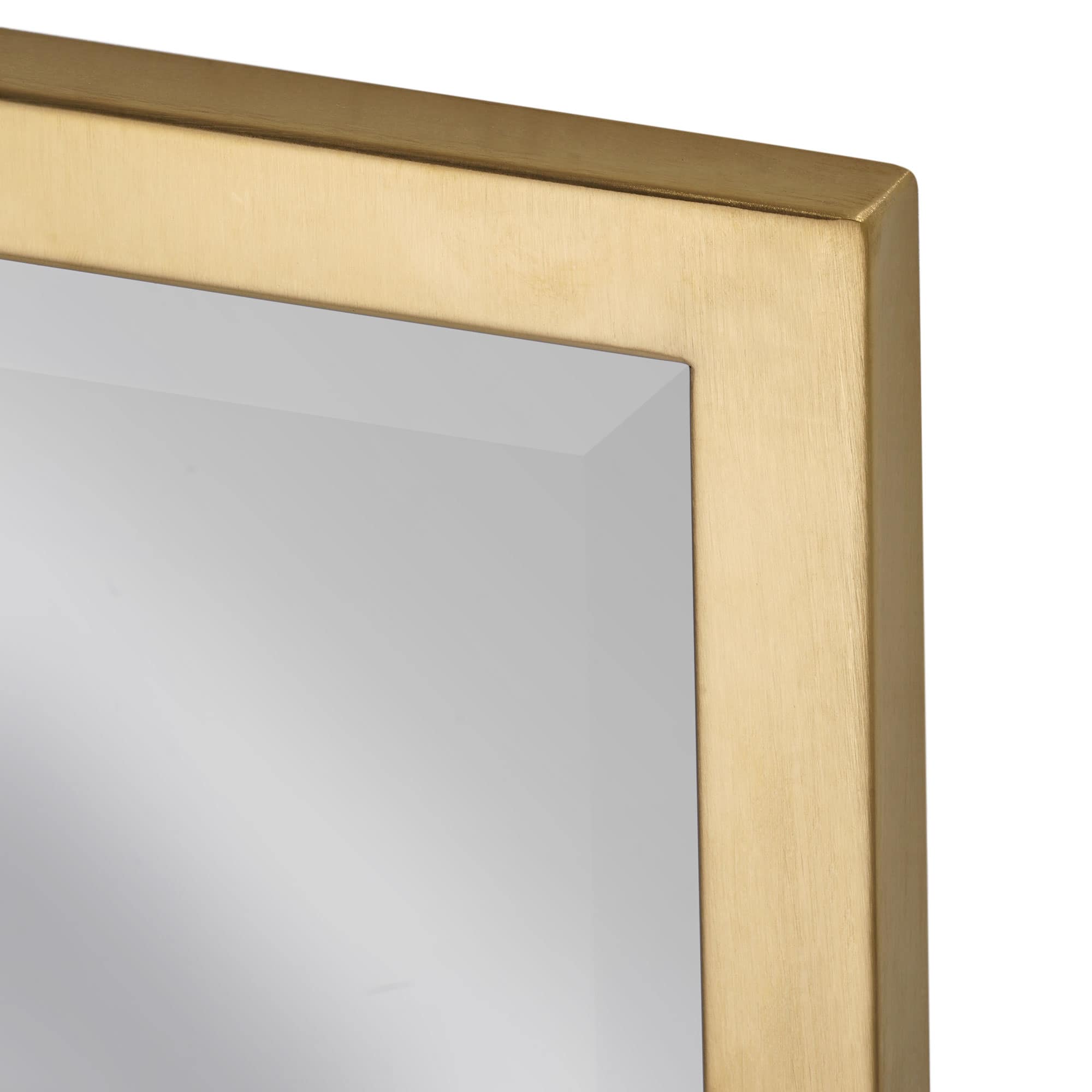 Head West Classic Gold Metal Framed Wall Mirror - 30" x 24"