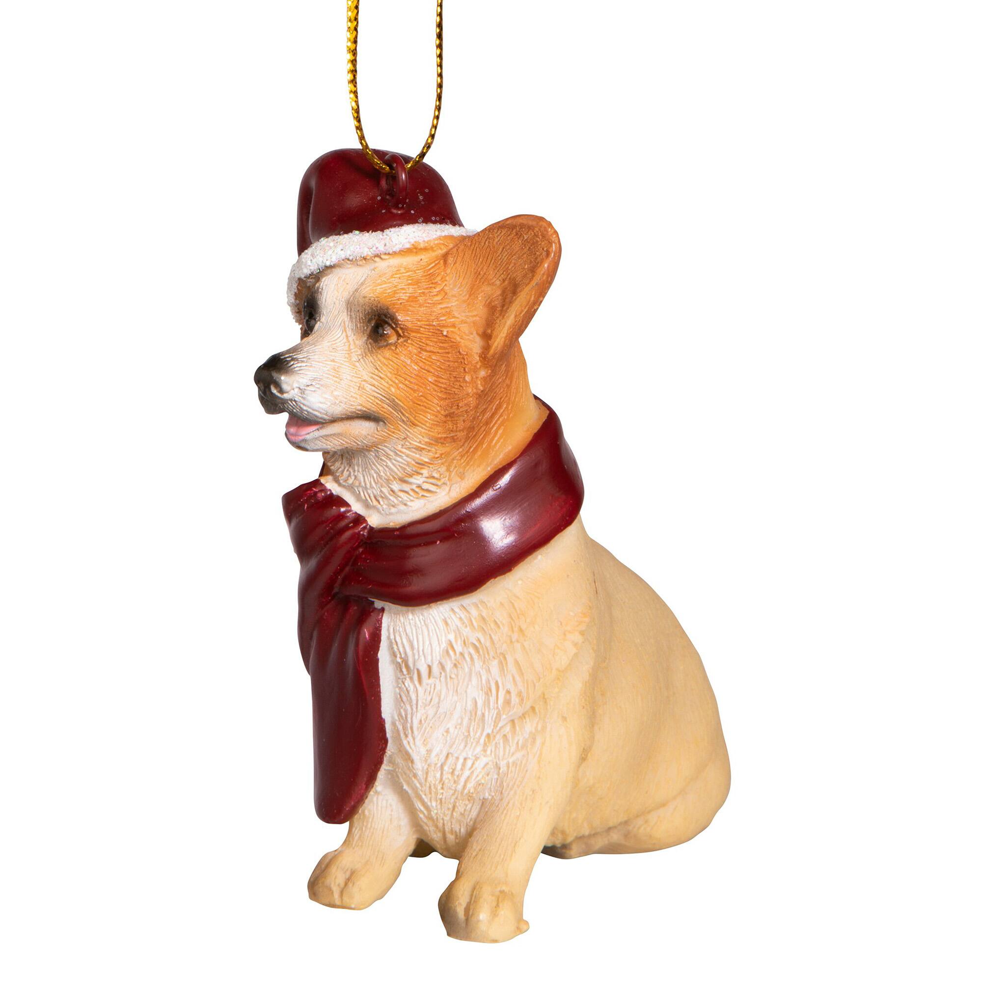 Design Toscano 3.5&#x22; Welsh Corgi Ornament Sculpture