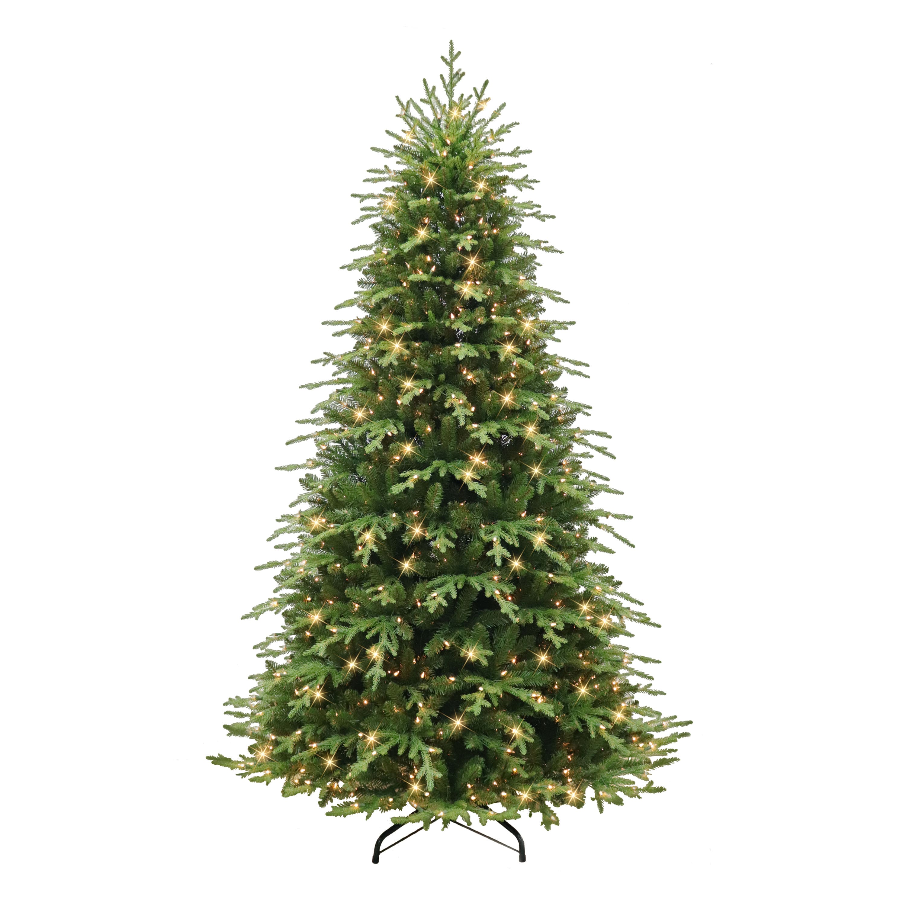 7.5ft. Pre-Lit Galveston Fir Artificial Christmas Tree, Clear Lights