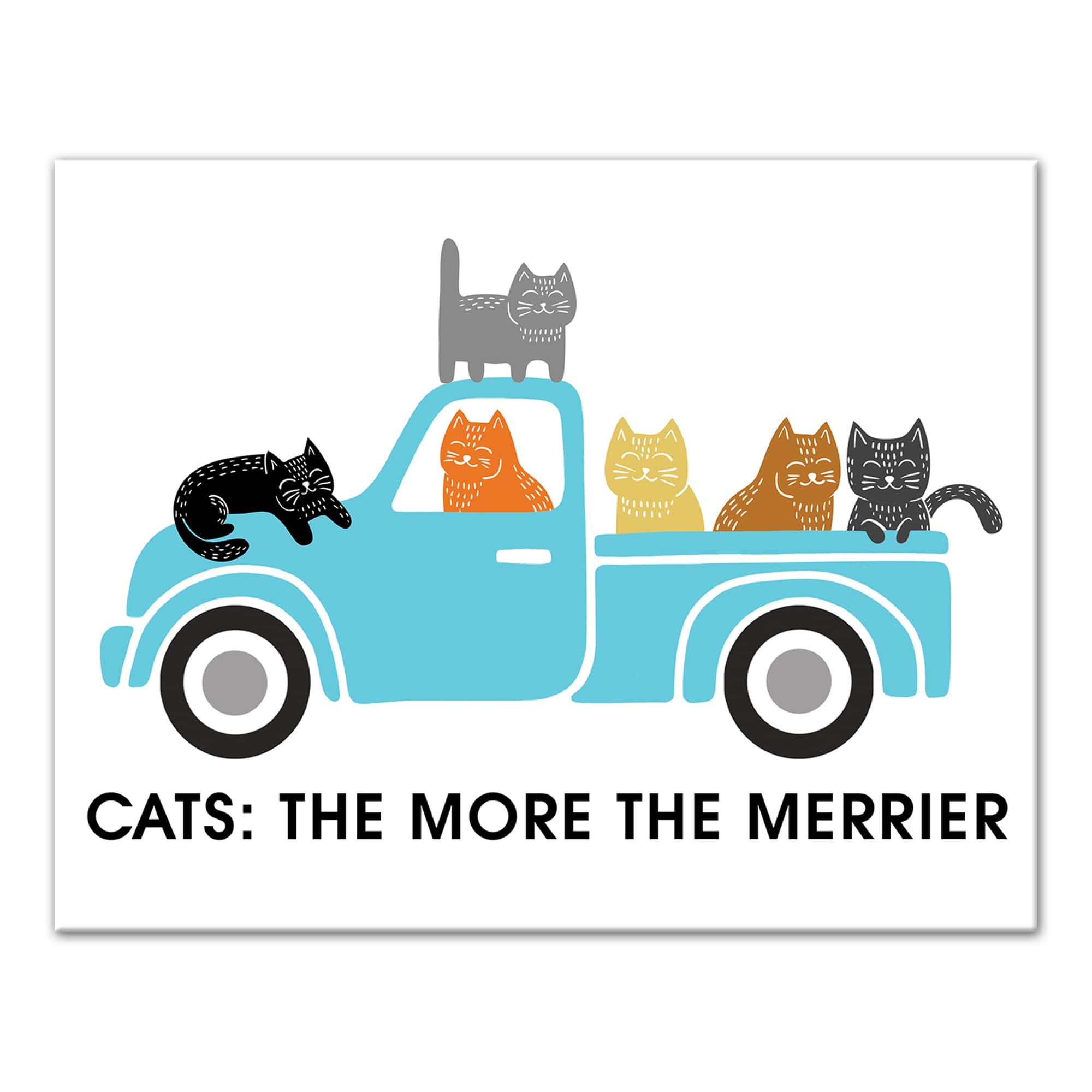 Cats: The More The Merrier Canvas Wall Art