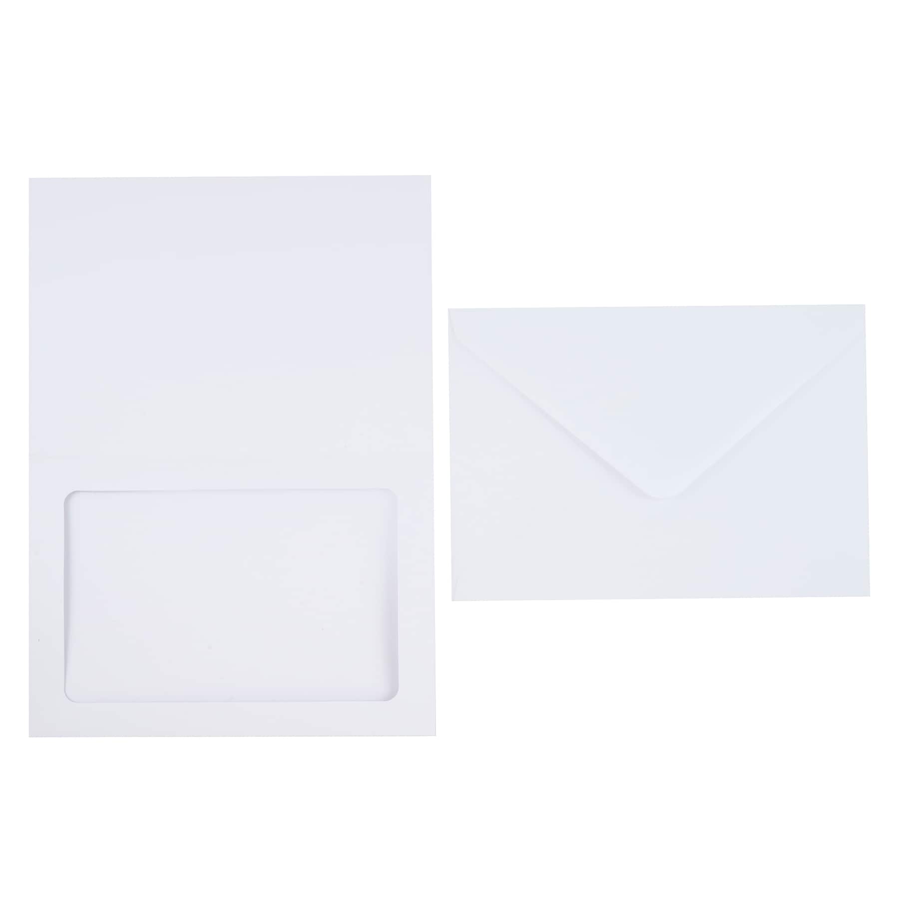 White Frame Cards &#x26; Envelopes by Recollections&#x2122;, 5&#x22; x 7&#x22;
