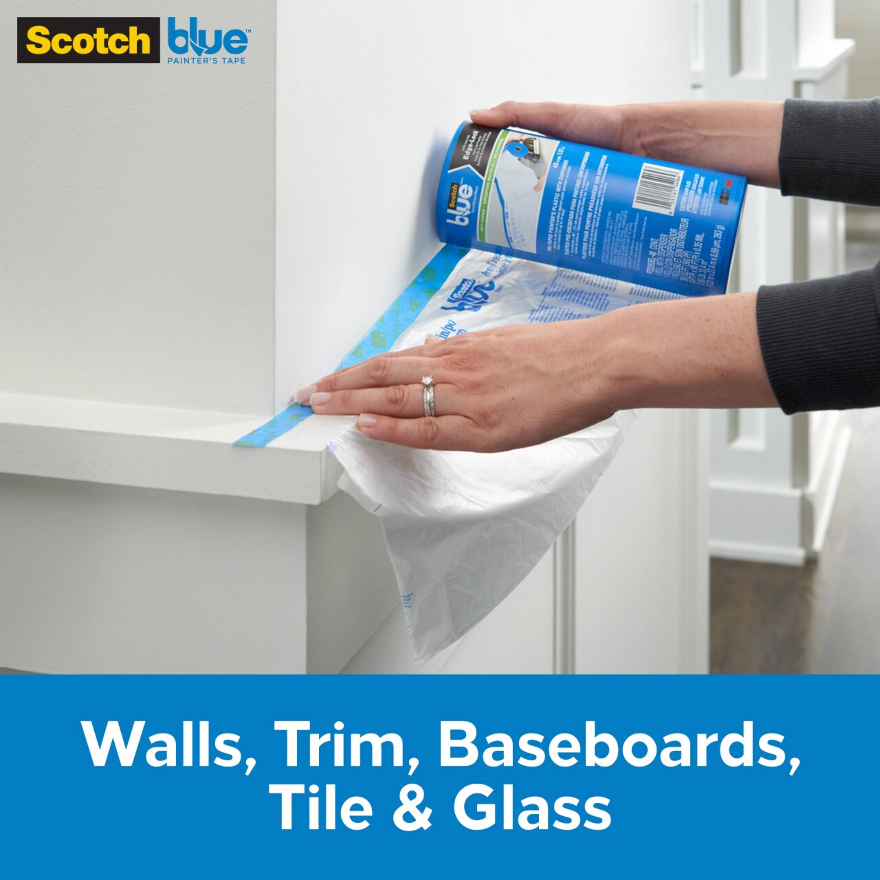 ScotchBlue™ 48" x 90ft. Painter's Tape & Plastic with Dispenser