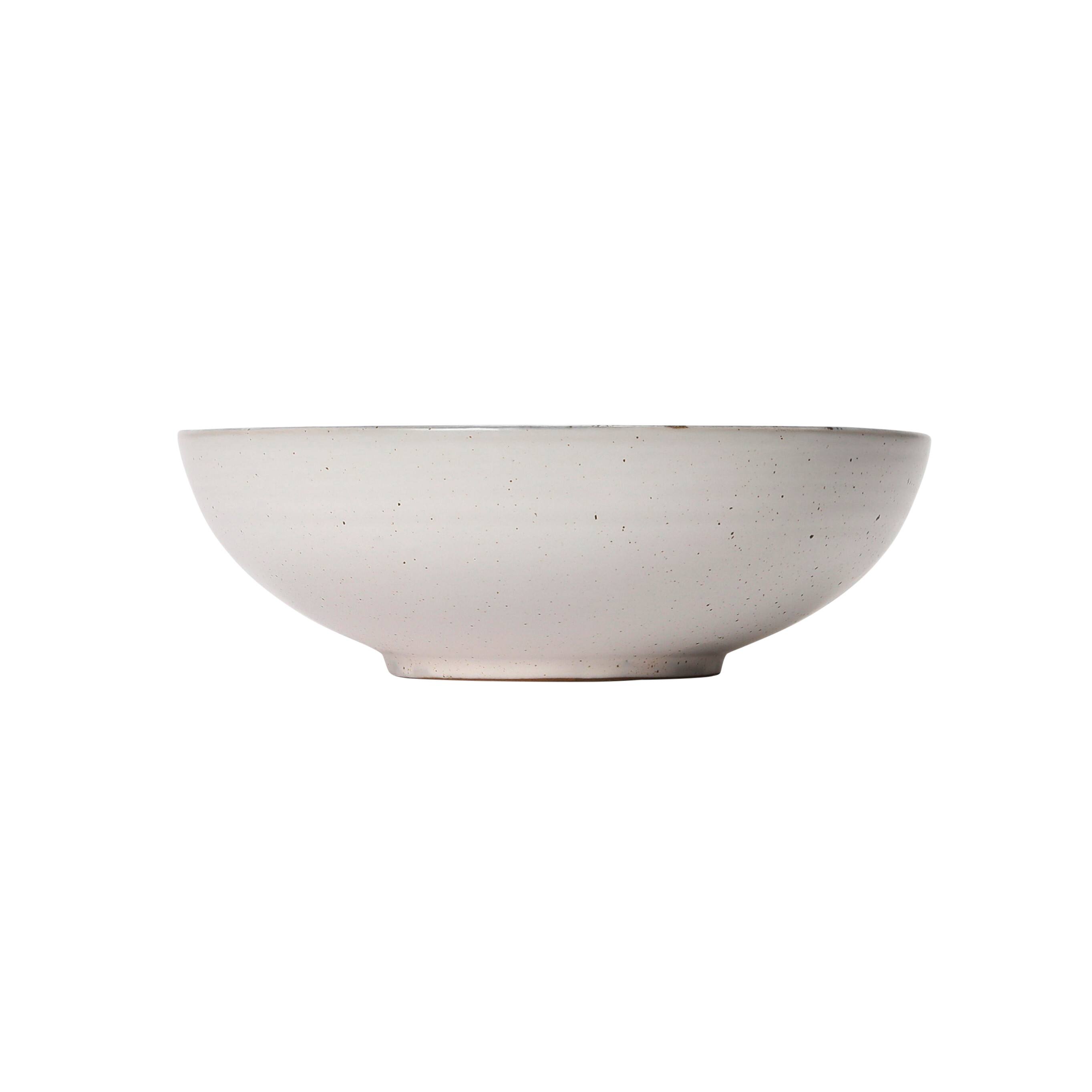 Hello Honey&#xAE; Antique White &#x26; Blue Reactive Glaze Stoneware Bowl Set