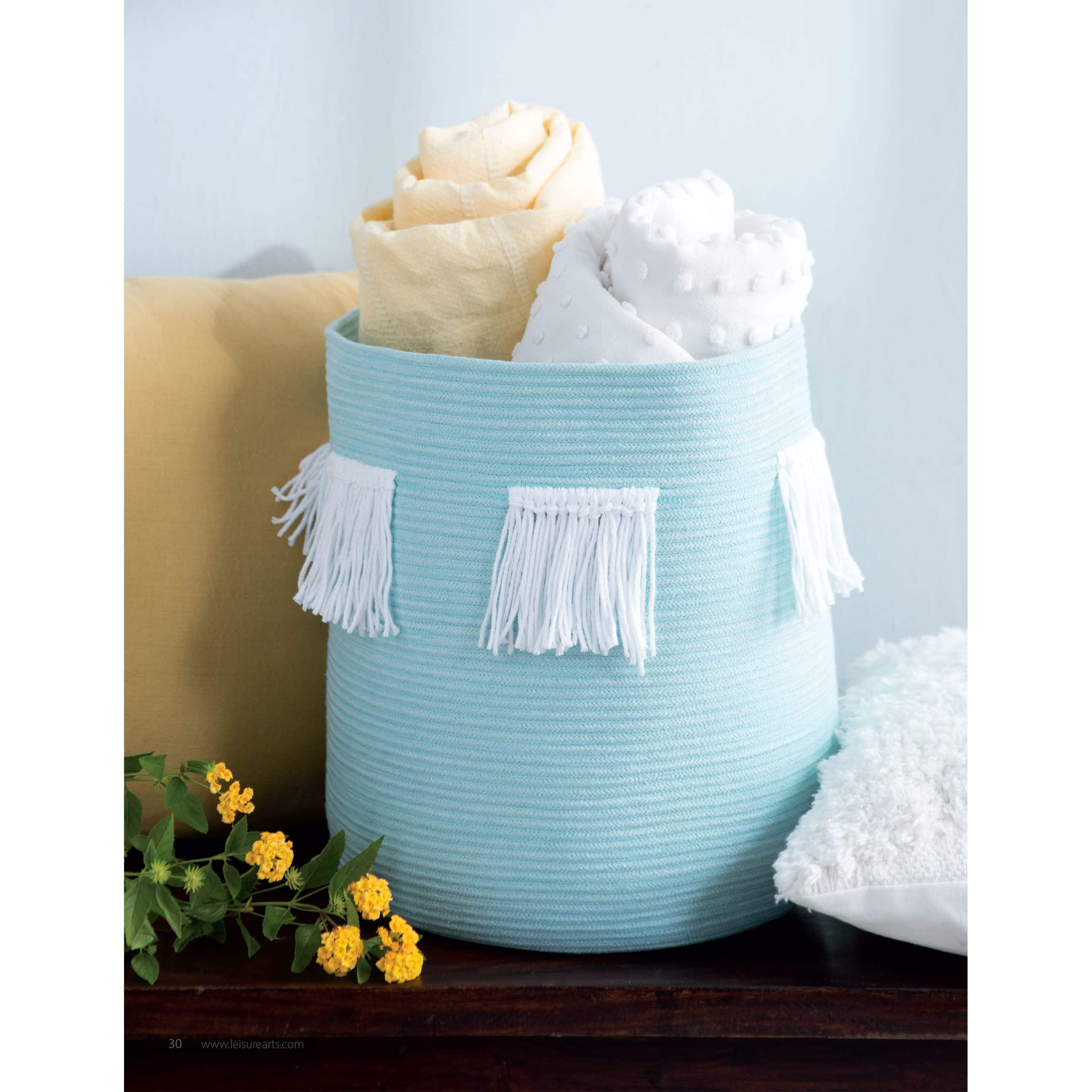 Leisure Arts® Learn to Make Rope Baskets Book