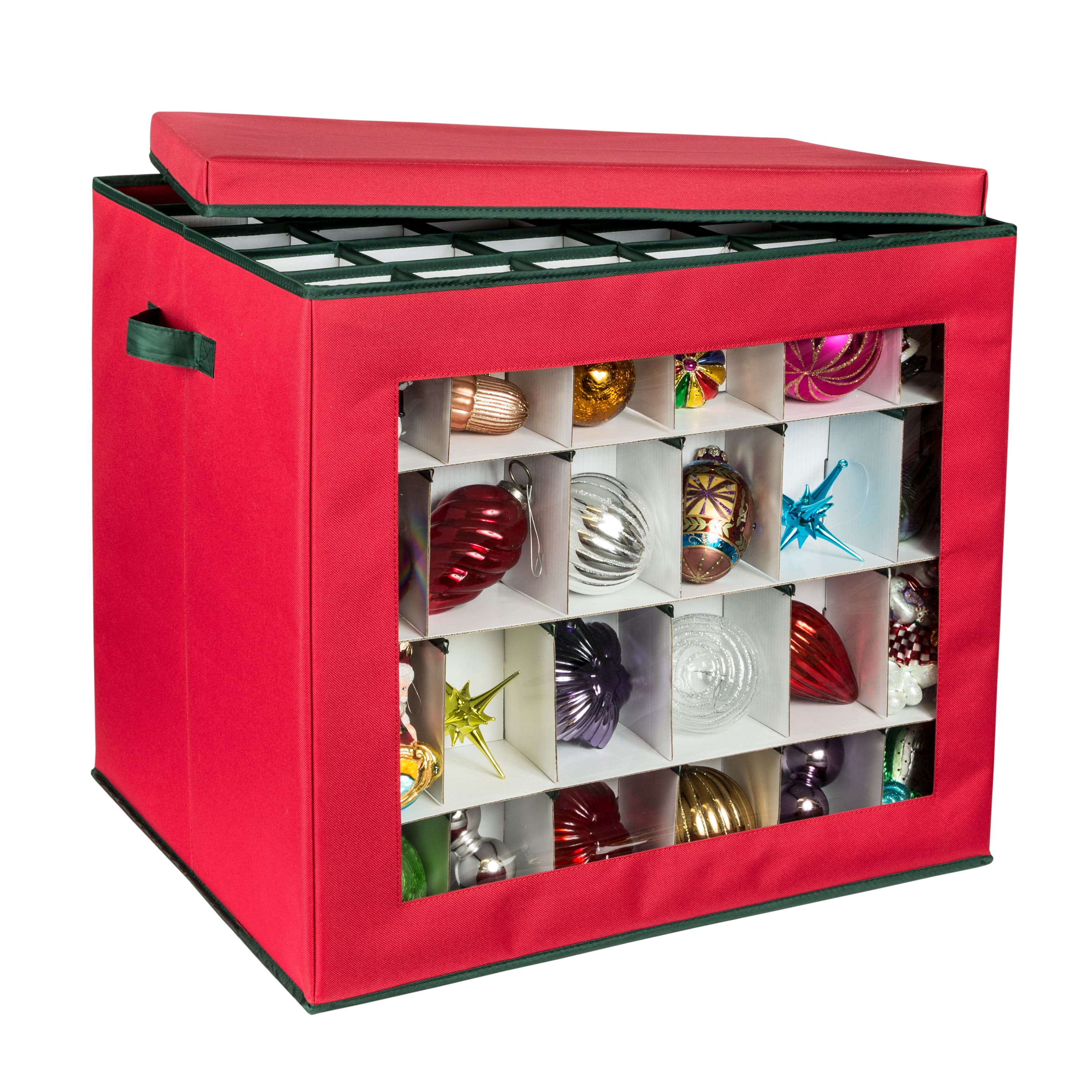 Honey Can Do Red 120ct. Ornament Cube