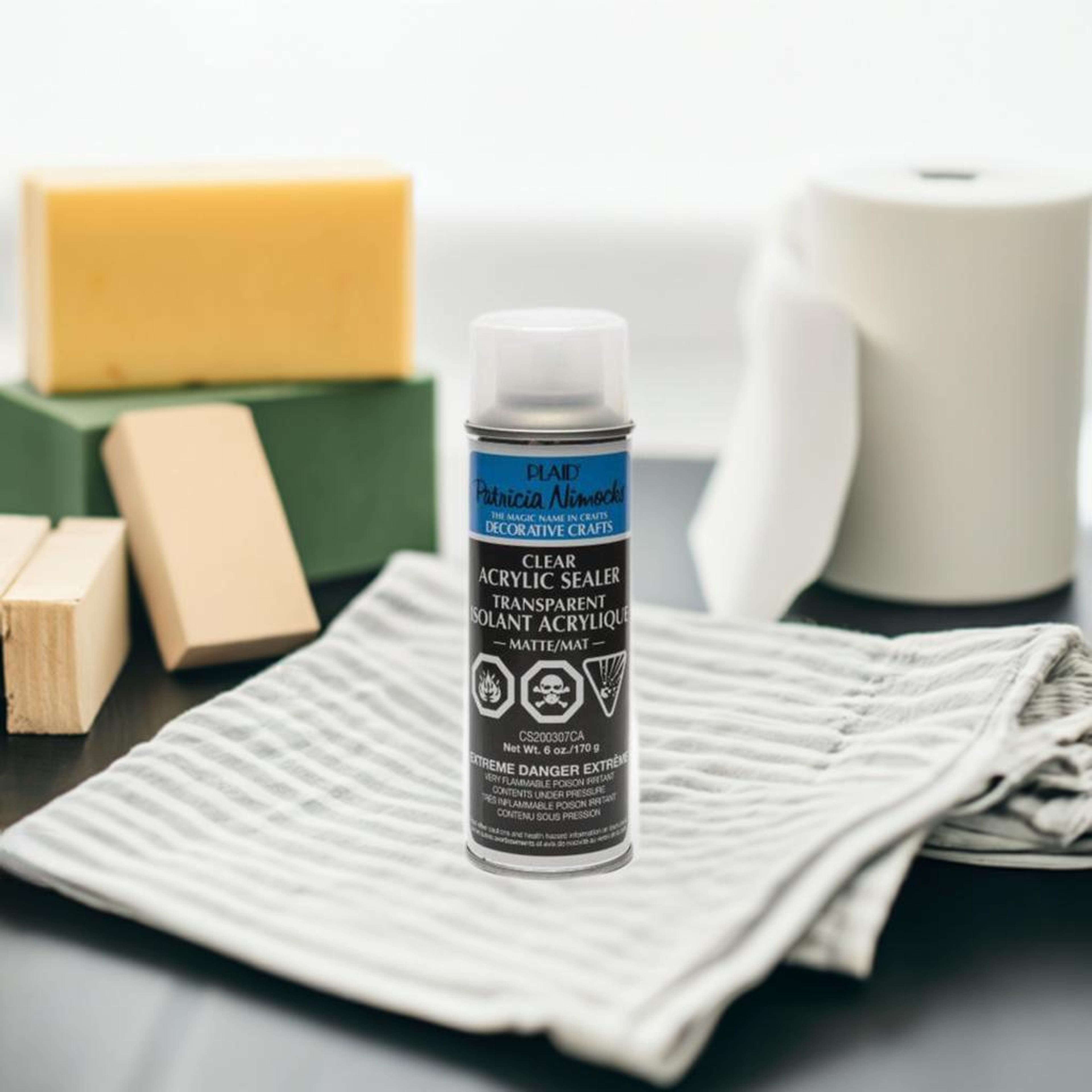 Plaid® Patricia Nimock's Clear Matte Acrylic Spray Sealer, 6 oz.