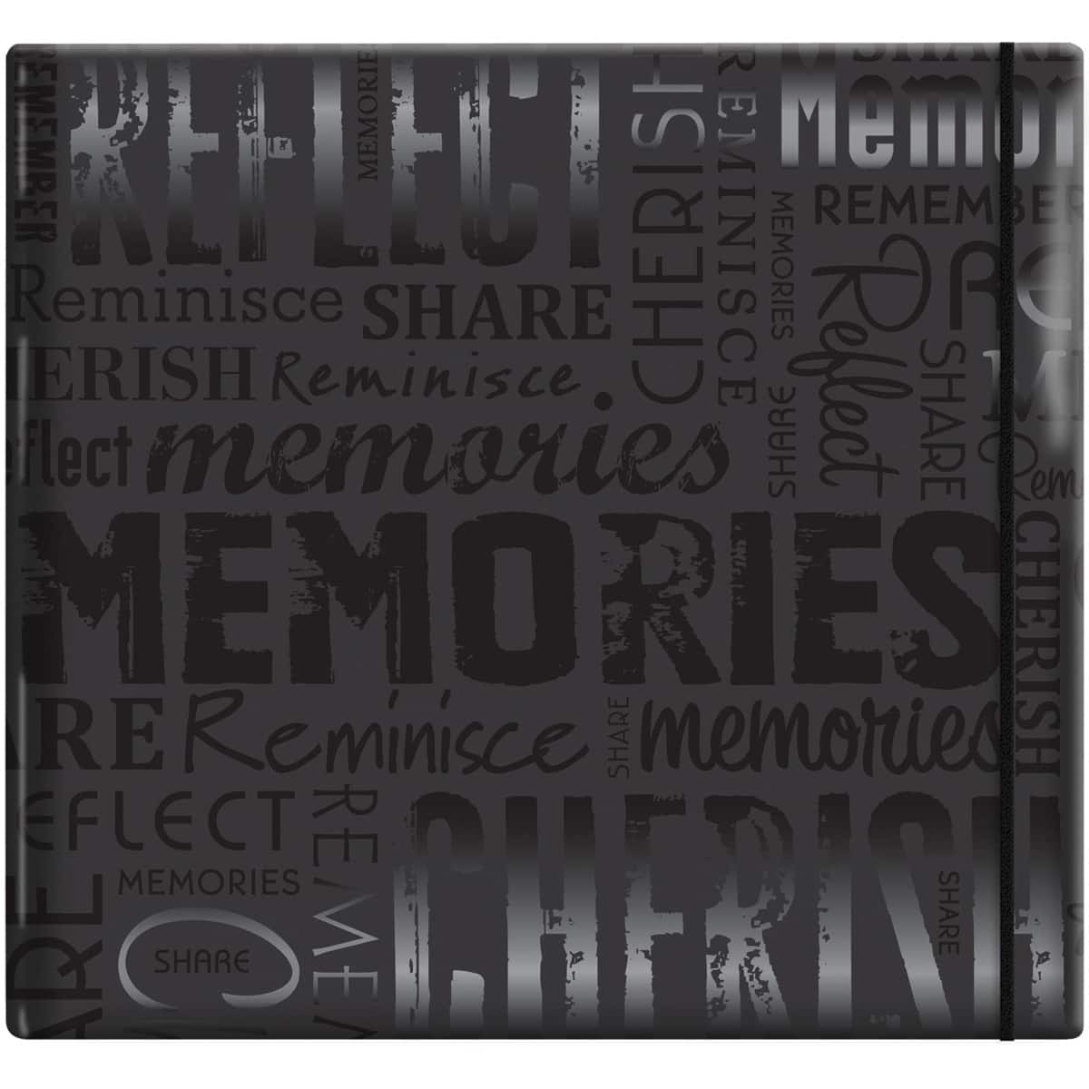 MBI Memories Black Gloss Post Bound Album