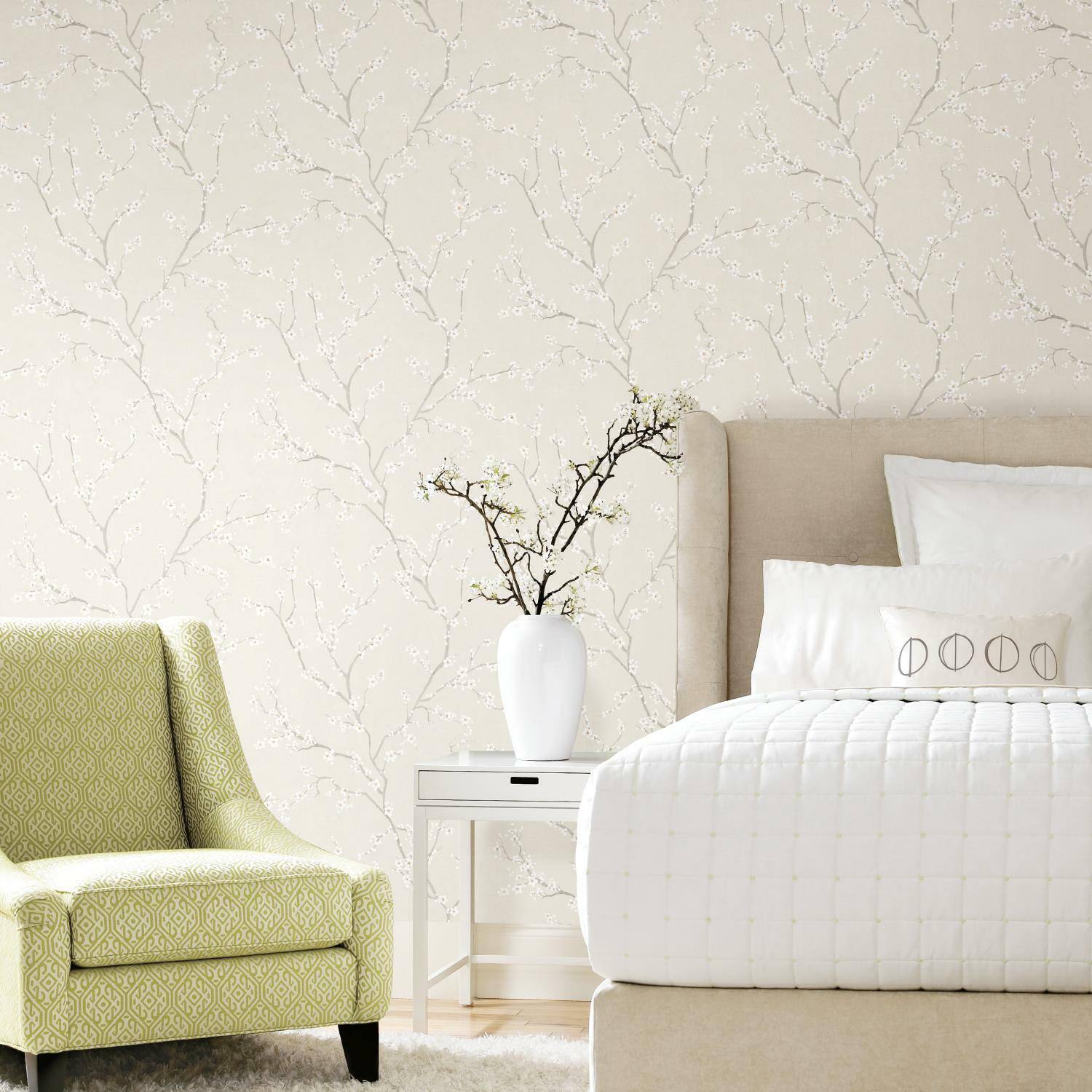 RoomMates Cherry Blossom Peel &#x26; Stick Wallpaper