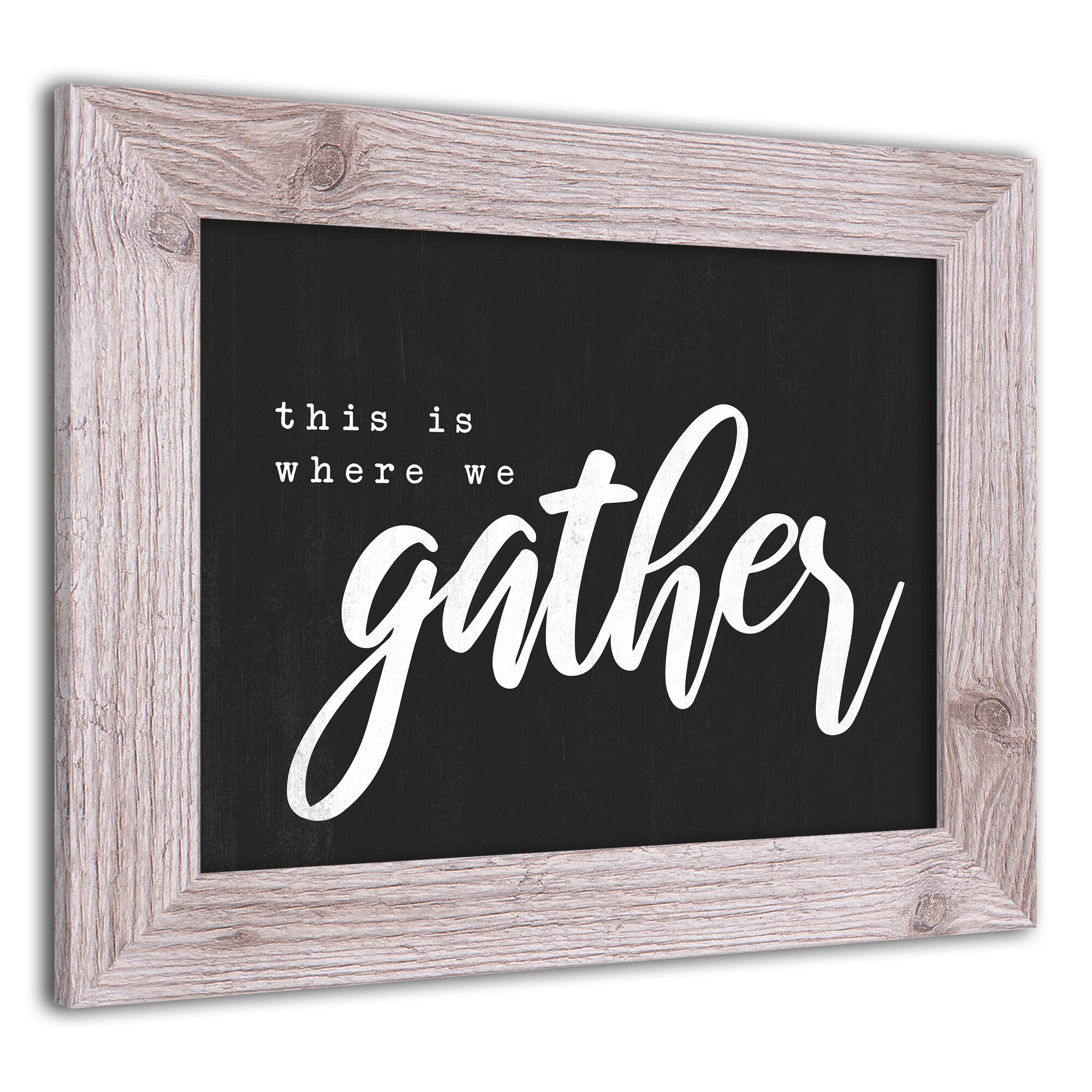 Where We Gather Western Framed Print