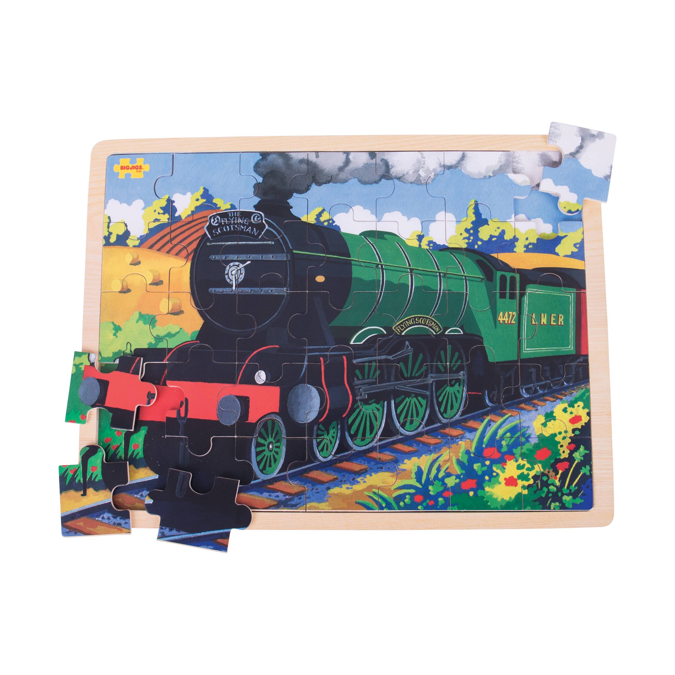 Flying Scotsman Wooden 35 Piece Tray Puzzle