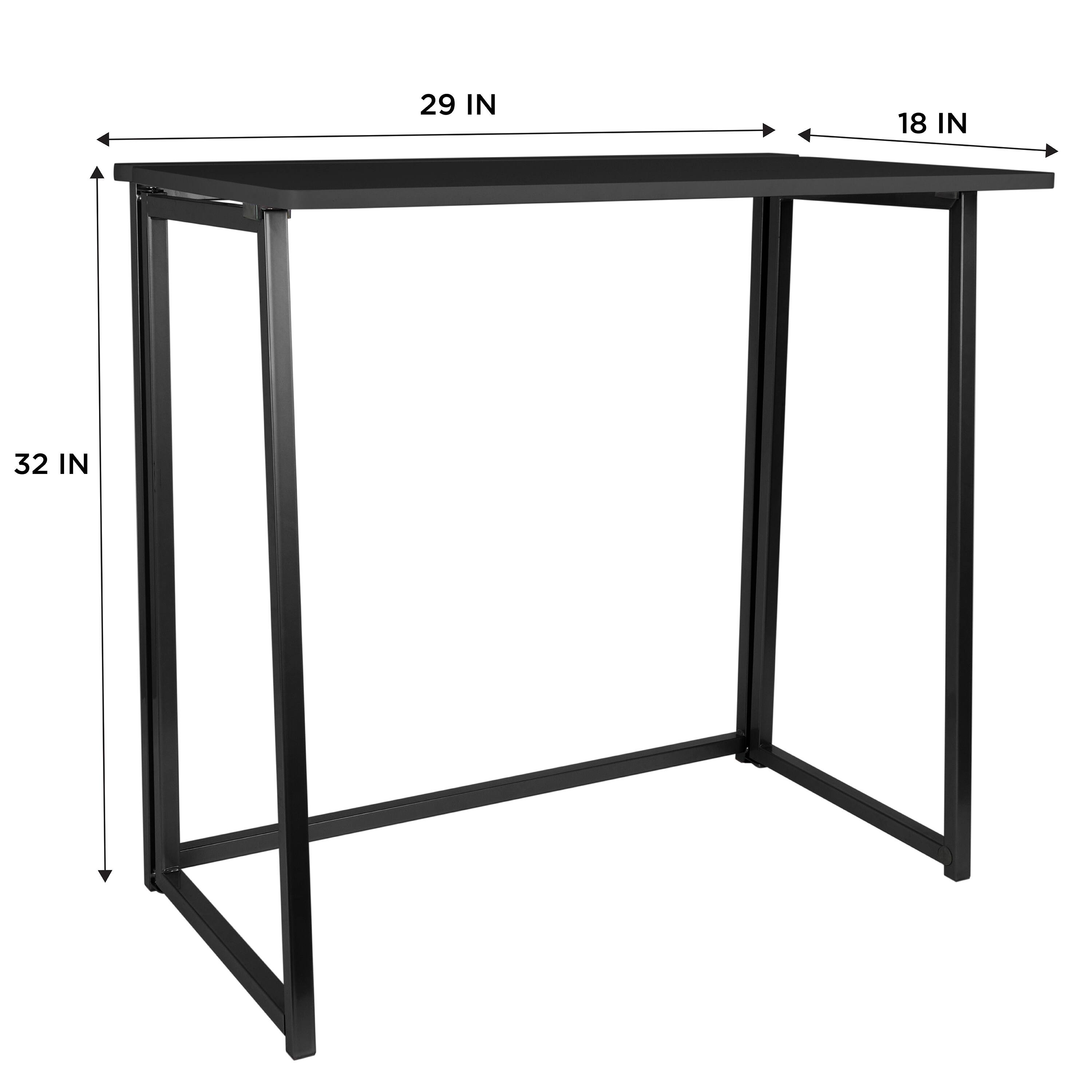 Organize It All 29&#x22; x 18&#x22; x 32&#x22; Foldable Scratch-Resistant Desk
