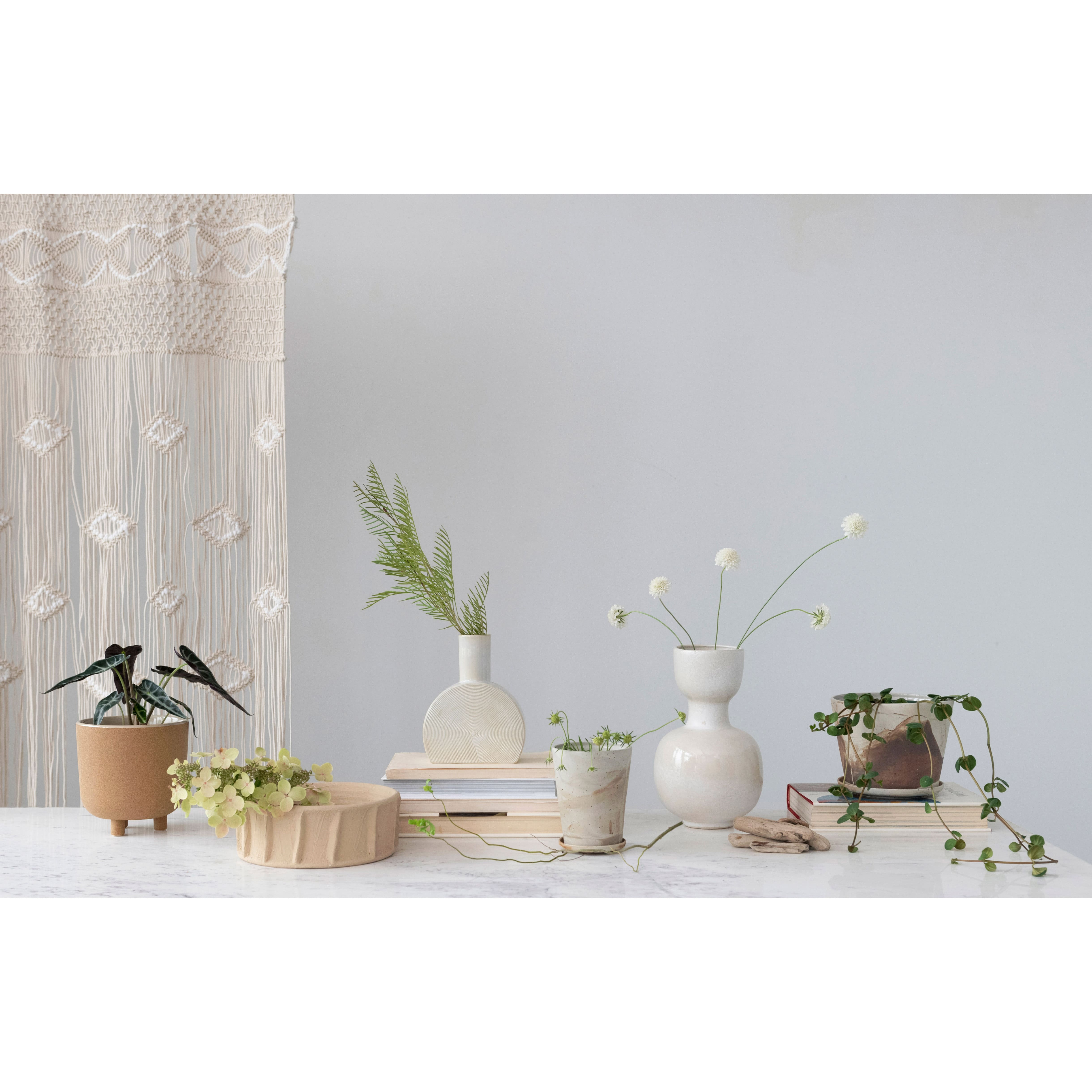 Hello Honey® 84" Hand-Woven Cotton Blend Macramé Curtain