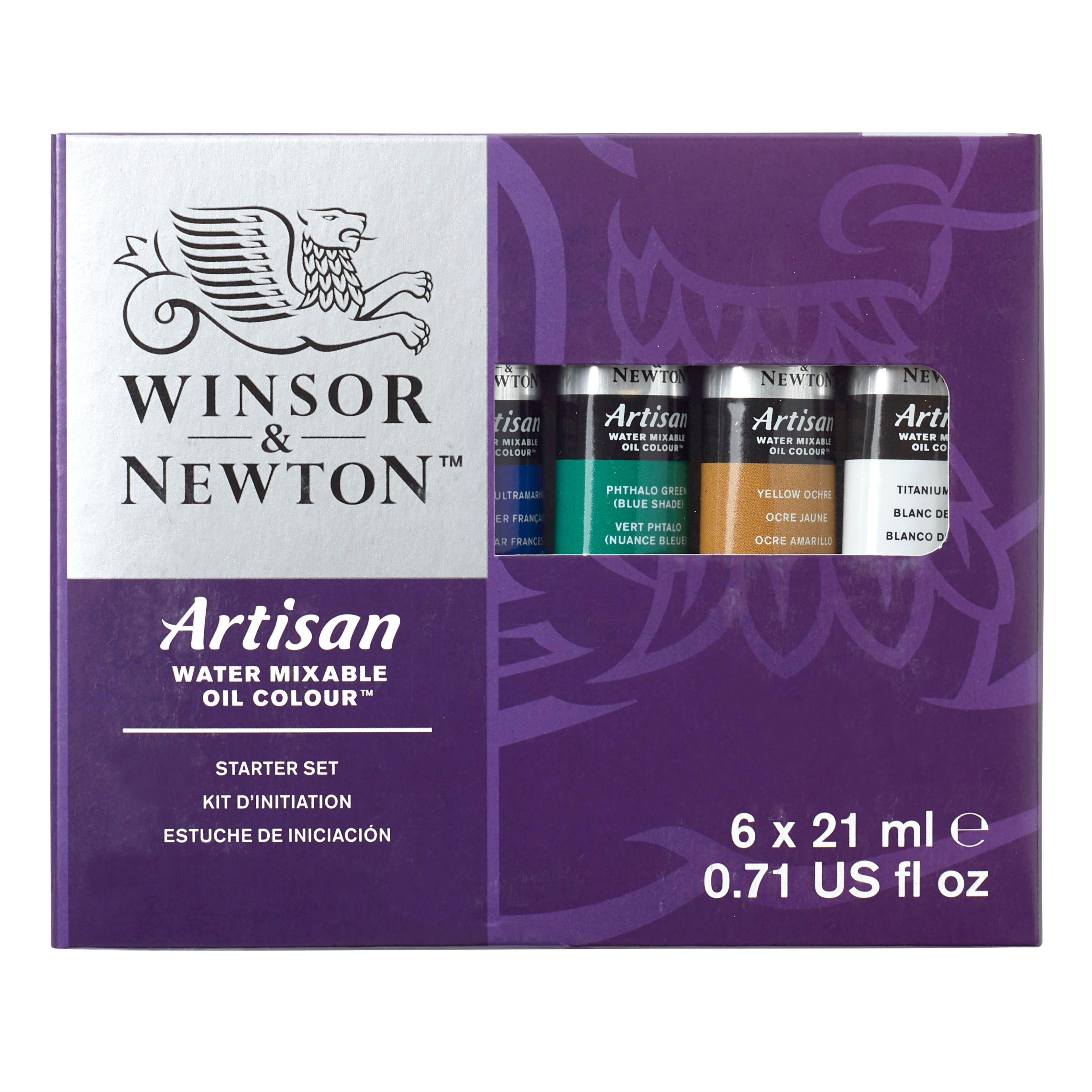 Winsor &#x26; Newton&#x2122; Artisan Water Mixable Oil Colour&#x2122; 6 Color Starter Set