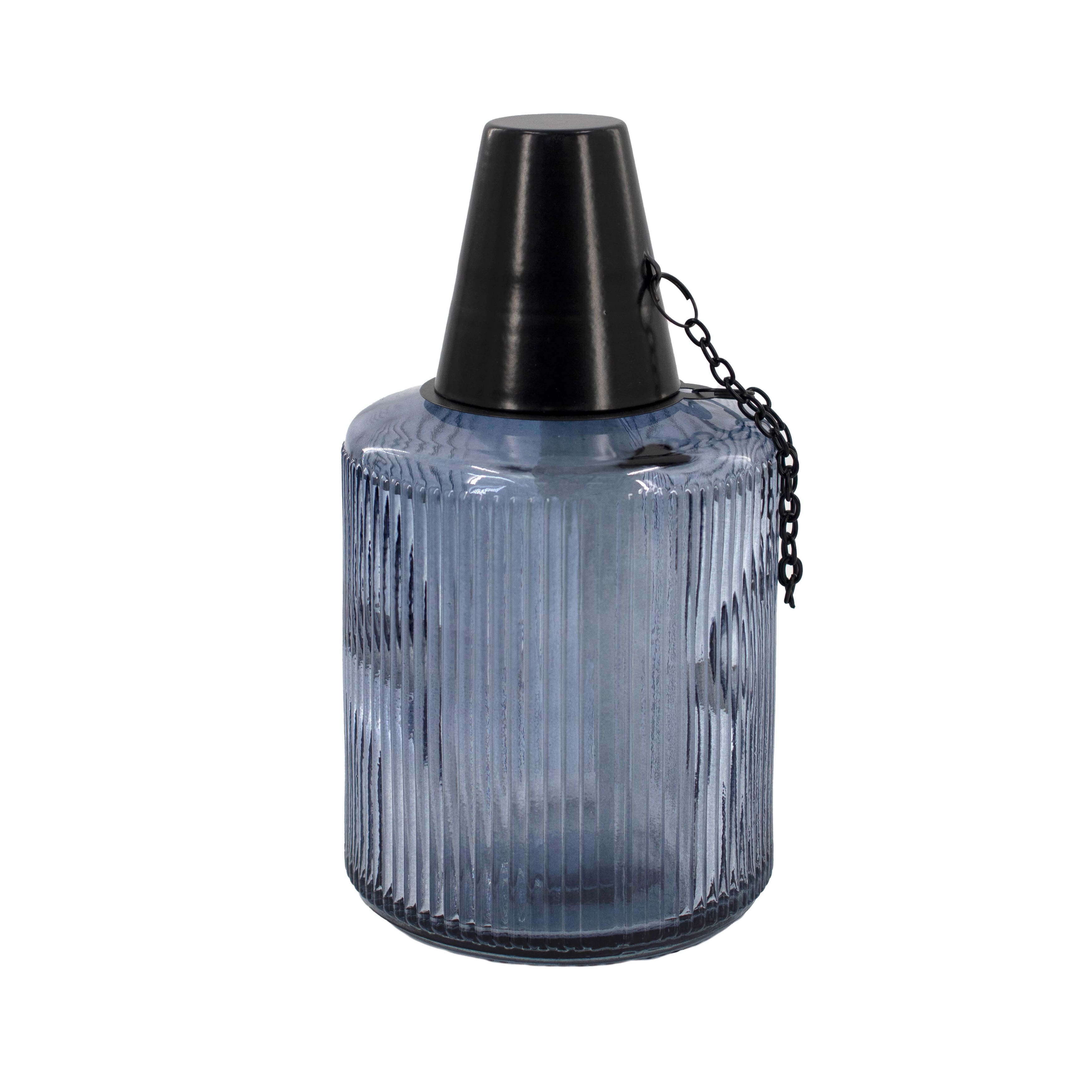 Patio Essentials 6&#x22; Ribbed Glass Tabletop Torch