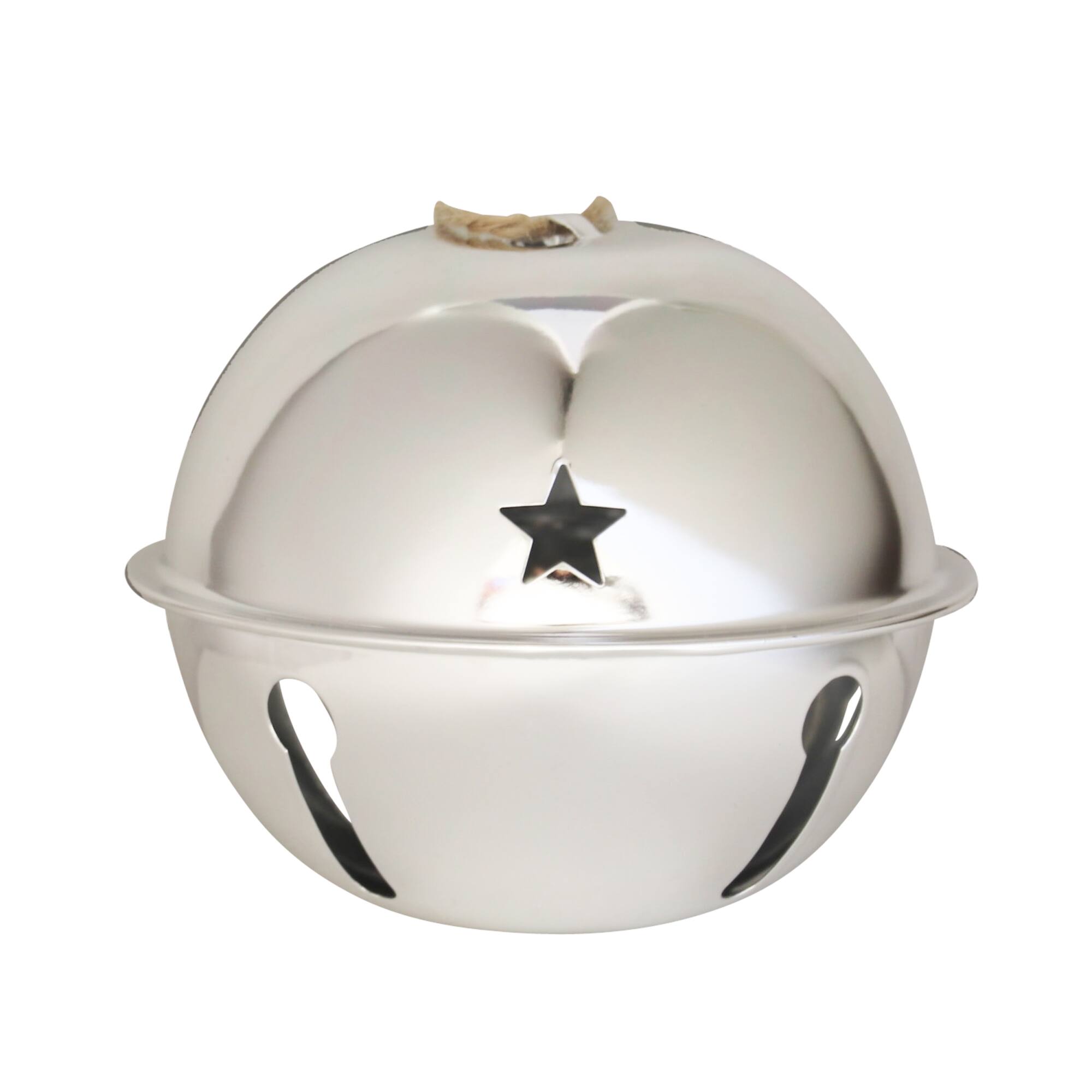 Haute Decor 4ct. 4.7&#x22; Nesting Jingle Bell Ornaments