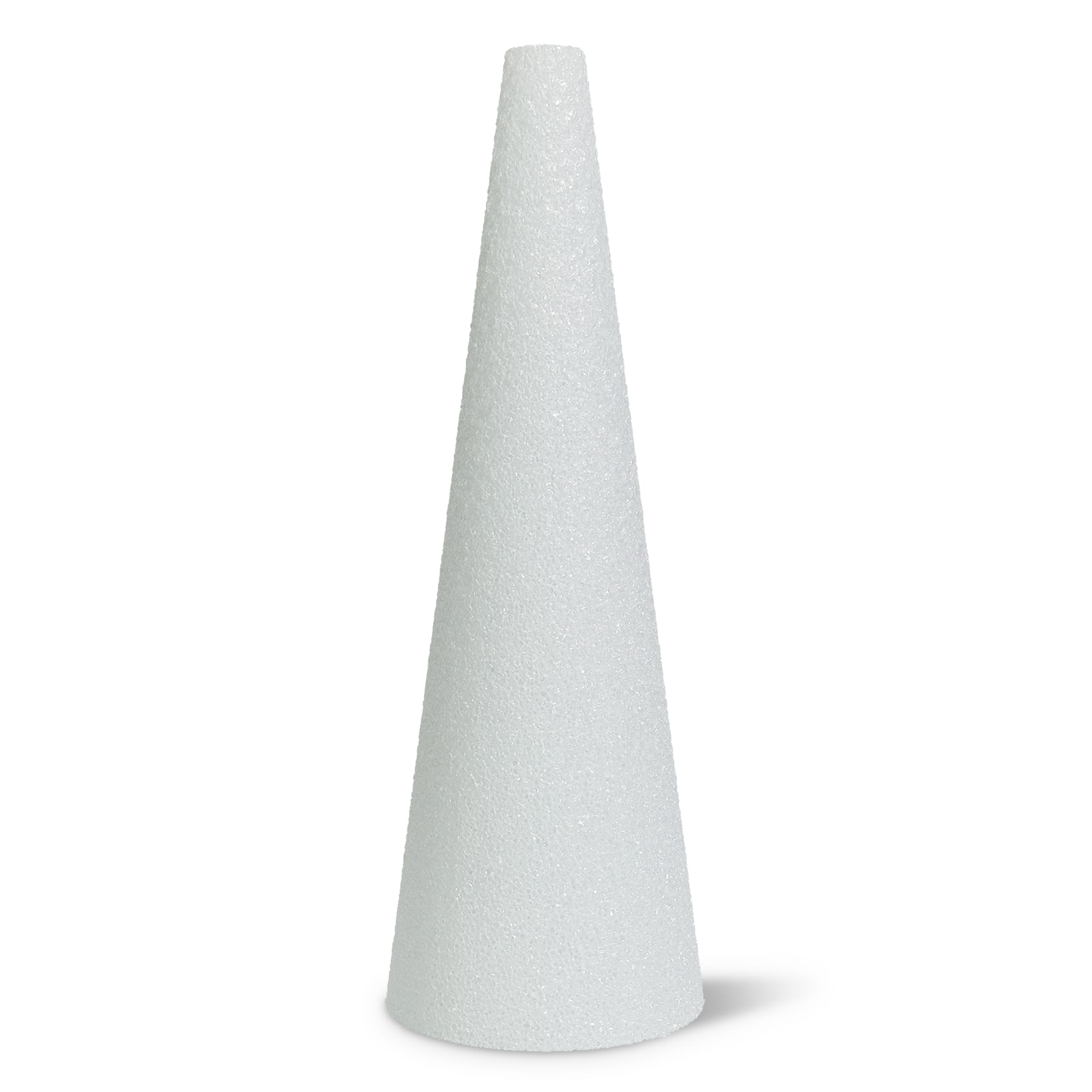 Styrofoam Cone 4 Inch X 2-1/2 Inch Bulk-White