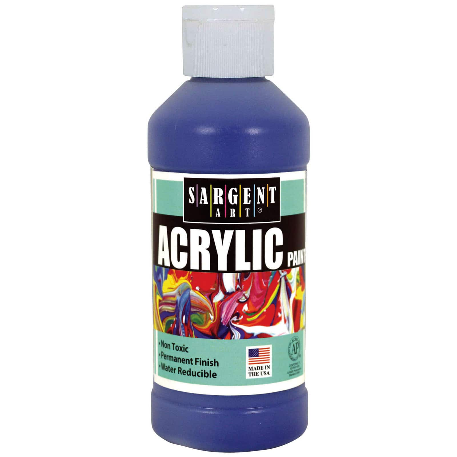 4 Packs: 6 ct. (24 total) Sargent Art&#xAE; Acrylic Paint, 8oz.