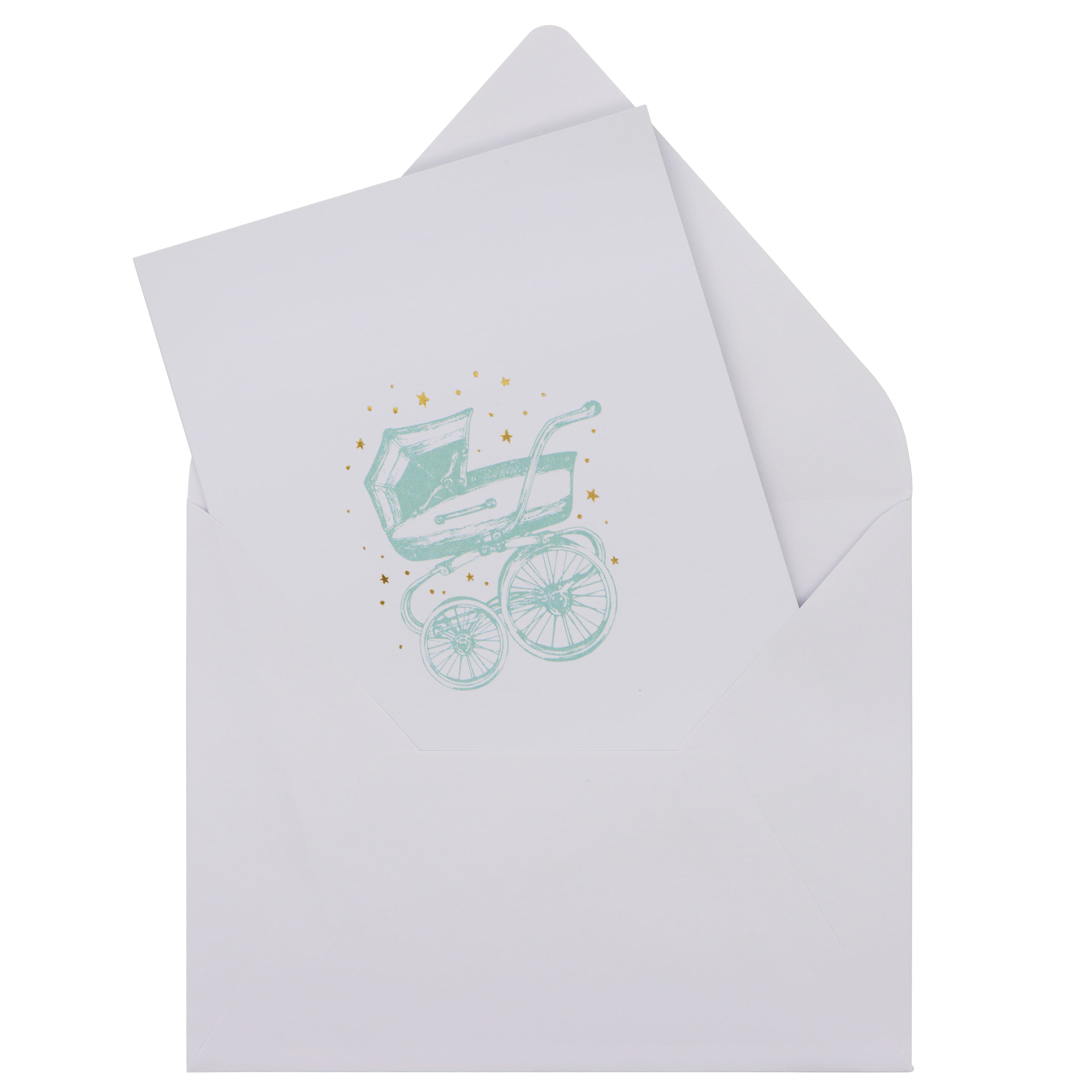 Baby Stroller Blank Greeting Card Set by Celebrate It&#x2122;