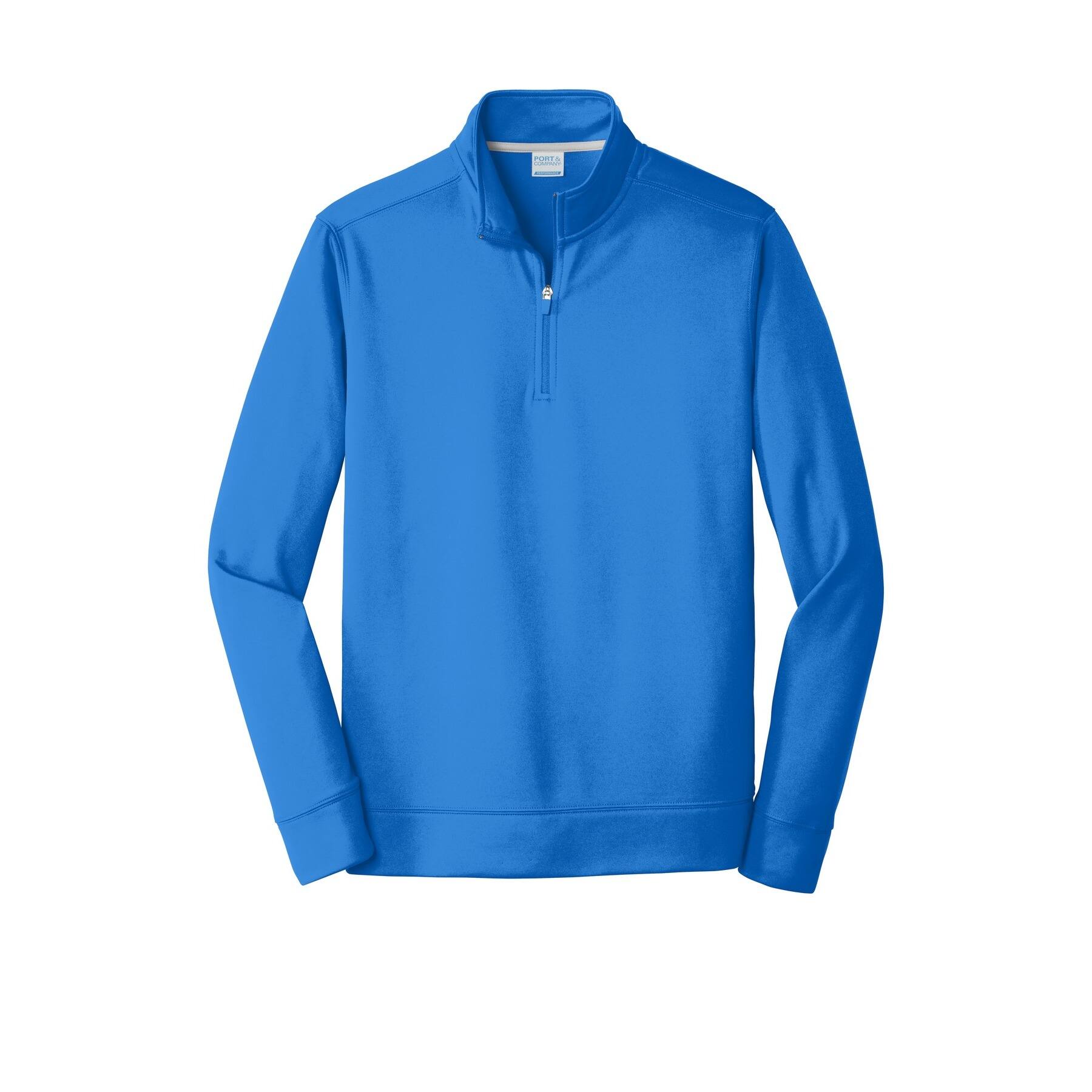 Port & Company® Performance Fleece 1/4-Zip Pullover Sweatshirt