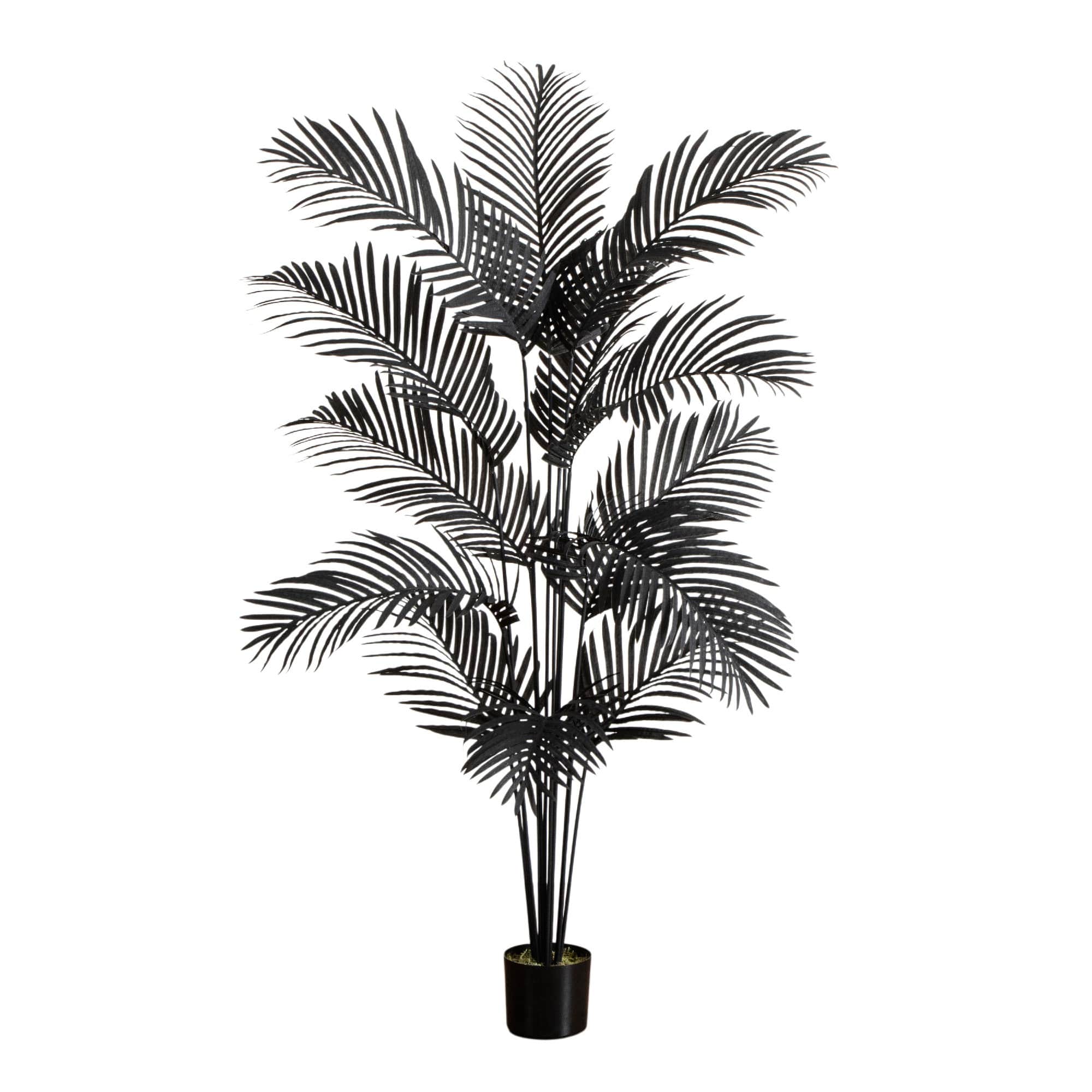 6ft. Artificial Halloween Black Paradise Palm Tree