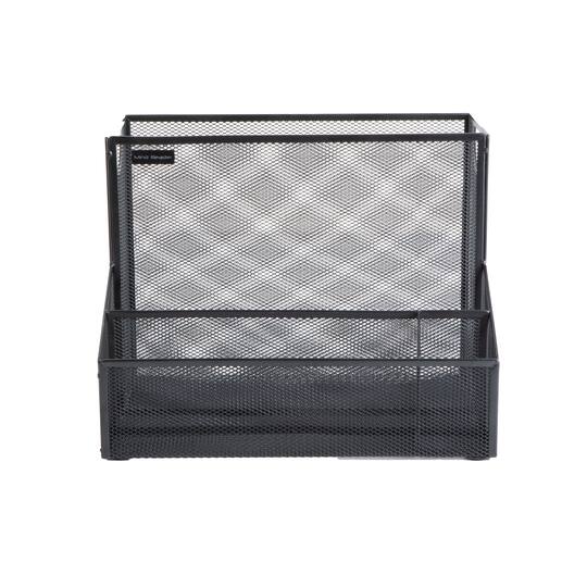 Mind Reader Large Black Metal File Organizer Basket | Michaels