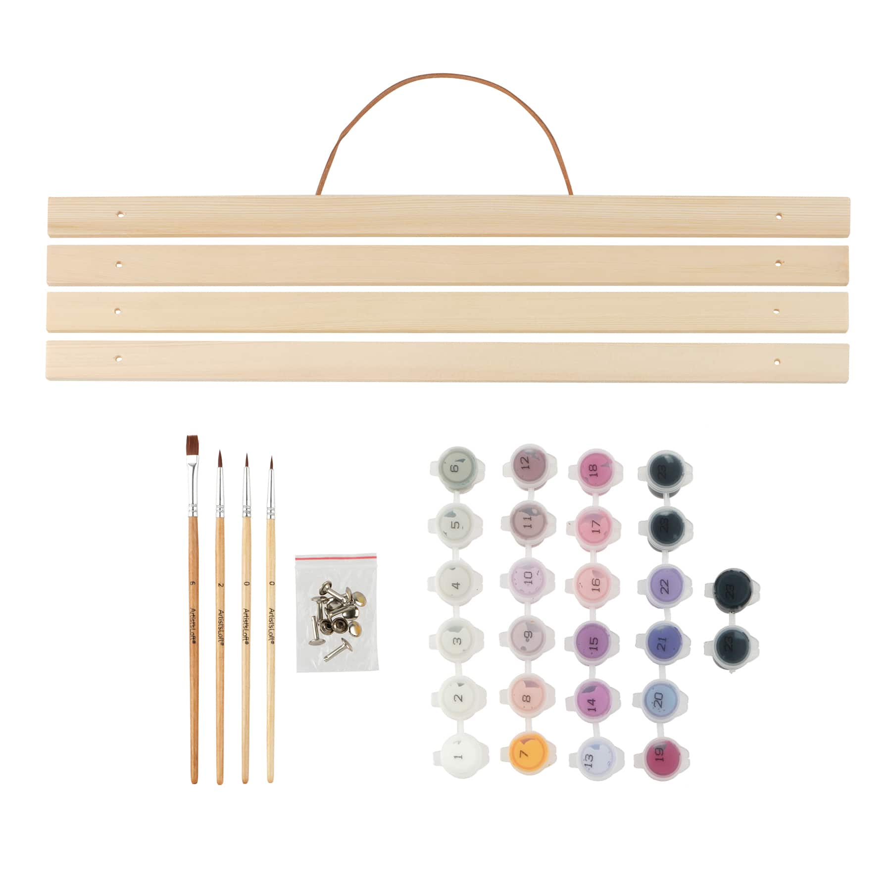 16&#x22; x 20&#x22; Cat Moon Paint-by-Number Kit with Wood Display Hanger by Artist&#x27;s Loft&#xAE;