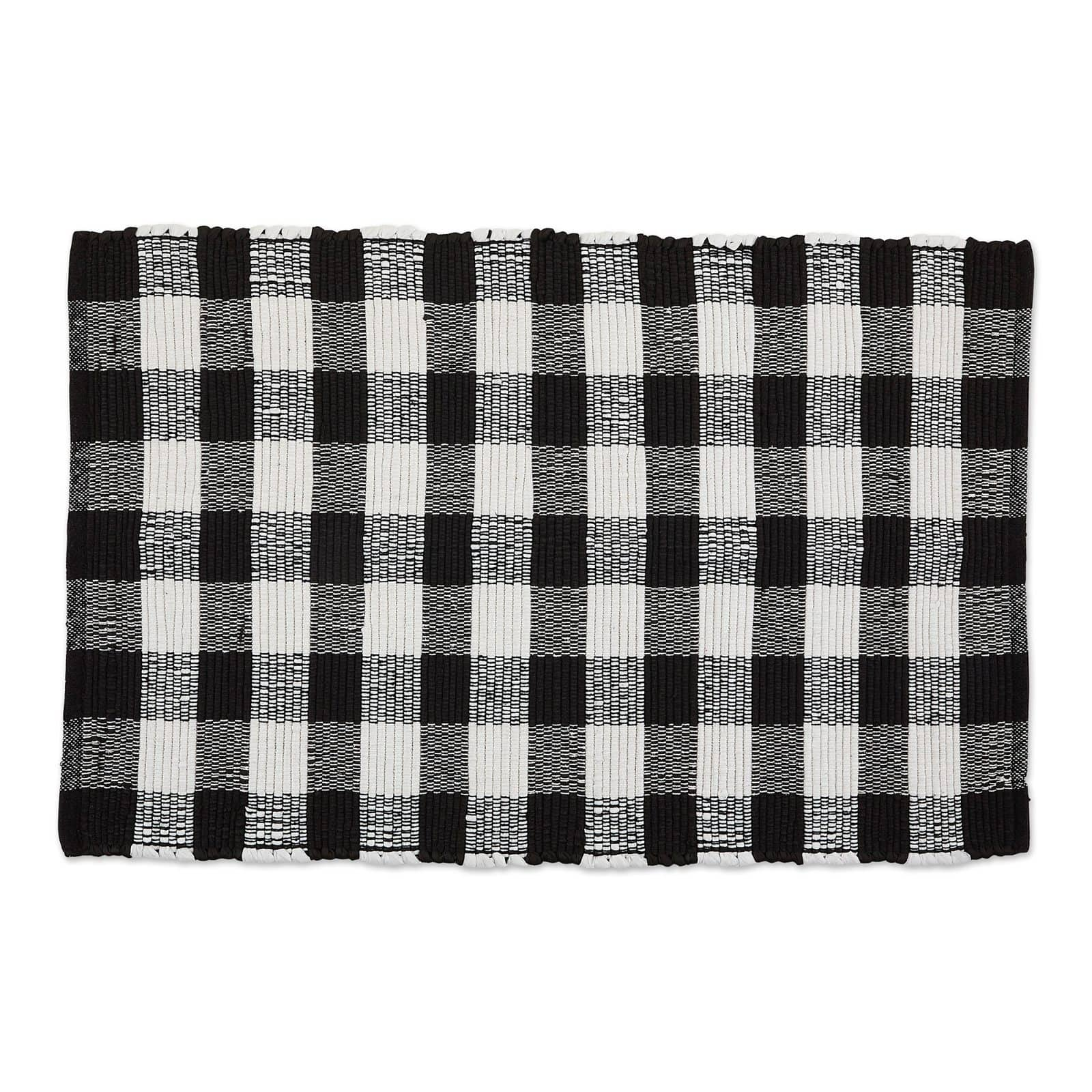 DII&#xAE; Buffalo Check Rag Rug, 26&#x22; x 40&#x22;