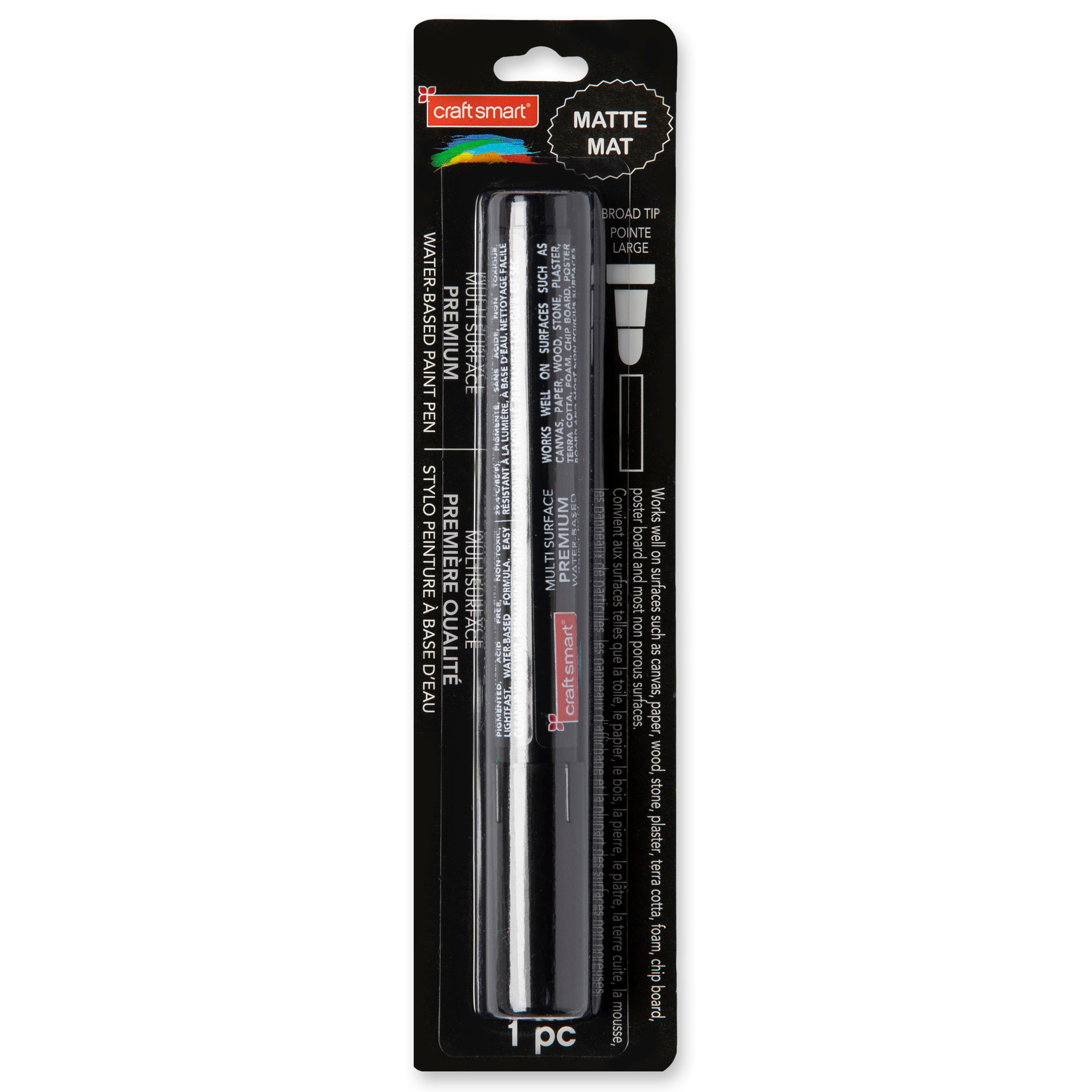 12 Pack: Premium Broad Tip Matte Water-Based Paint Pen by Craft Smart® 