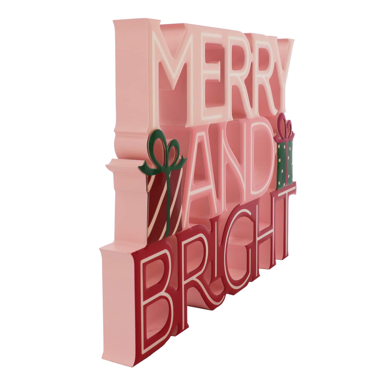 12&#x22; Merry &#x26; Bright Gift Box Tabletop D&#xE9;cor by Ashland&#xAE;