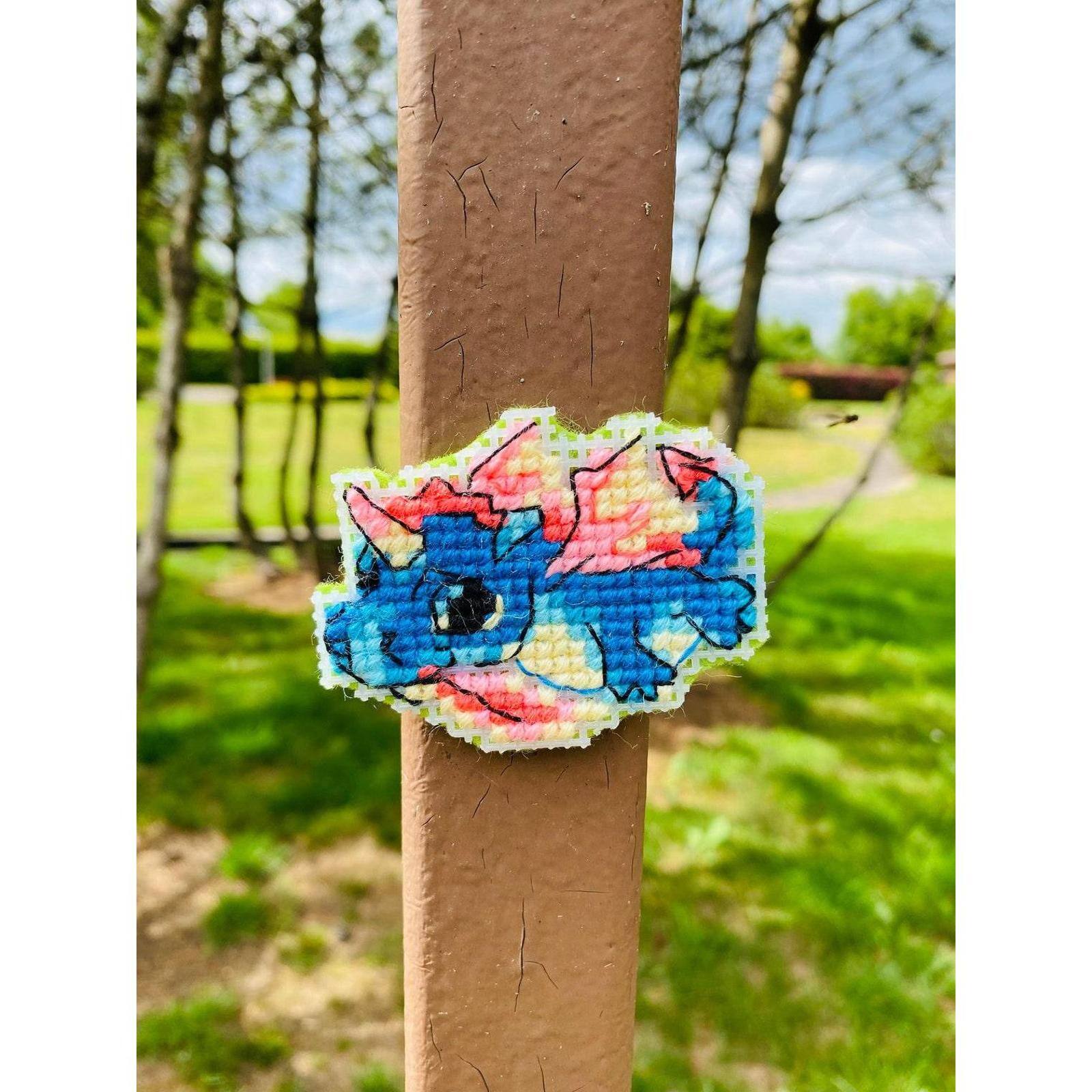 RIOLIS Little Dragons Counted Cross Stitch Kit with Magnets