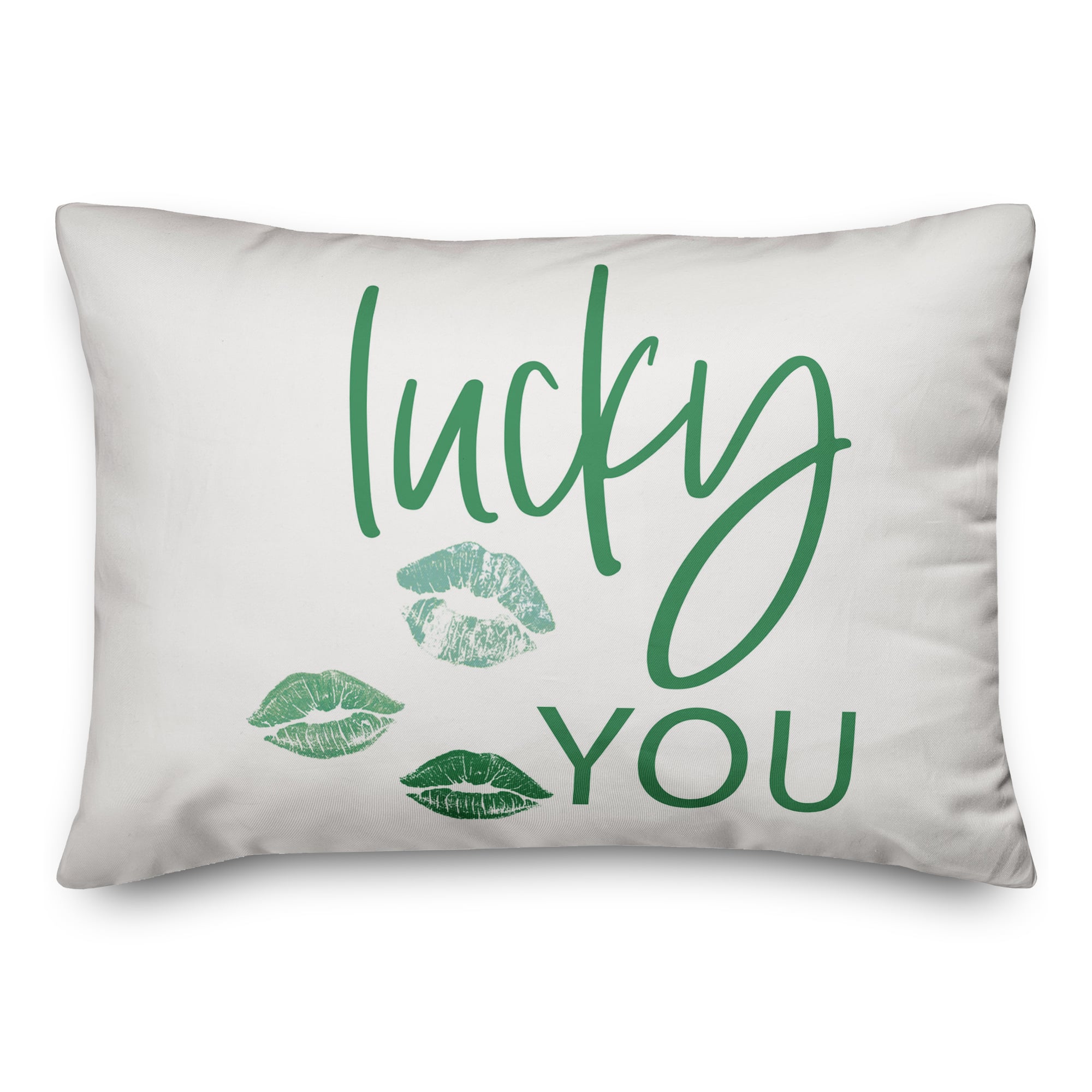 Lucky You 20&#x22; x 14&#x22; Throw Pillow