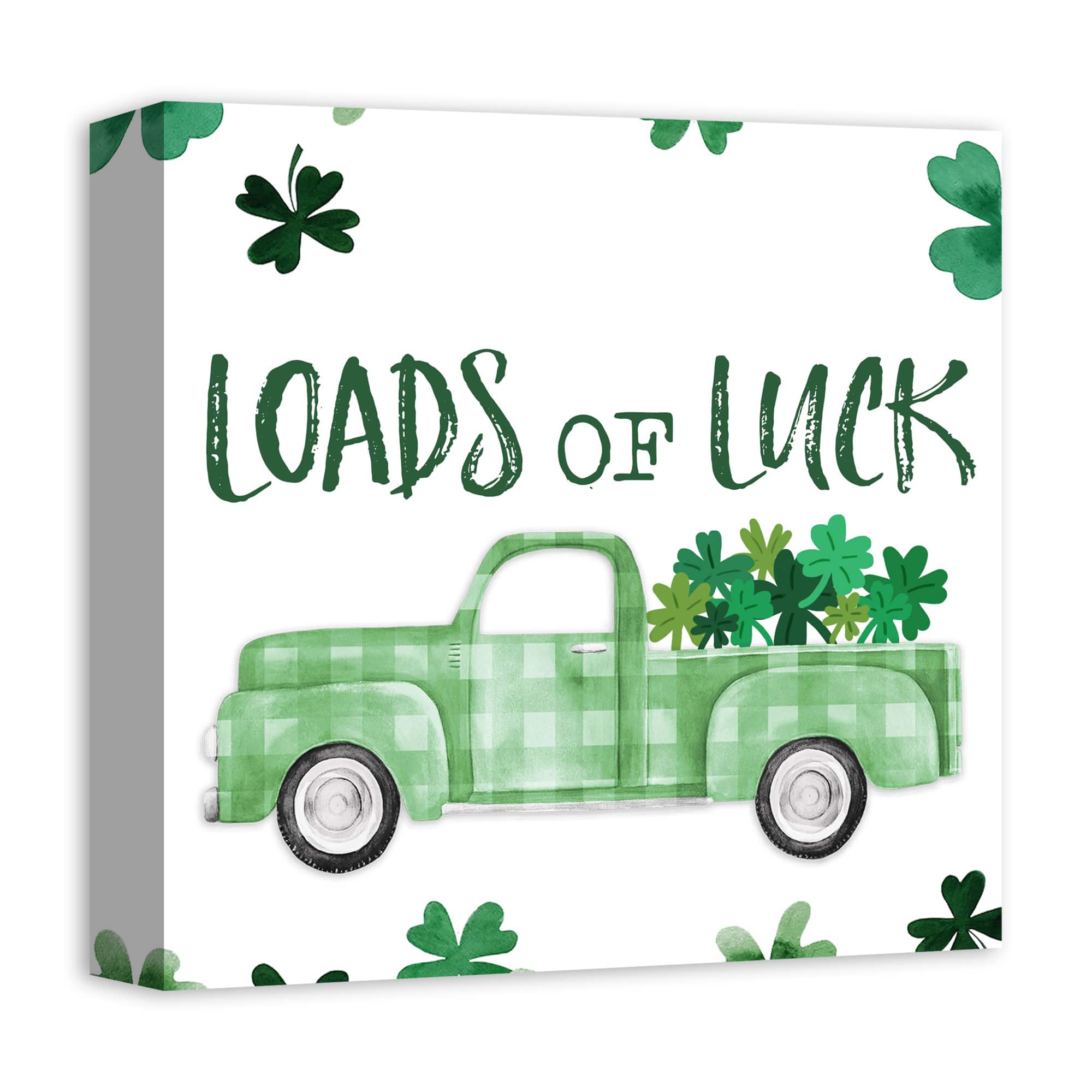 Loads Of Luck Truck 12" x 12" Canvas Wall Art