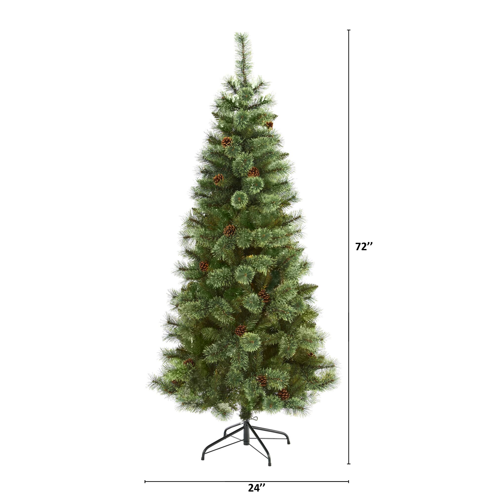 6ft. Unlit White Mountain Pine Artificial Christmas Tree