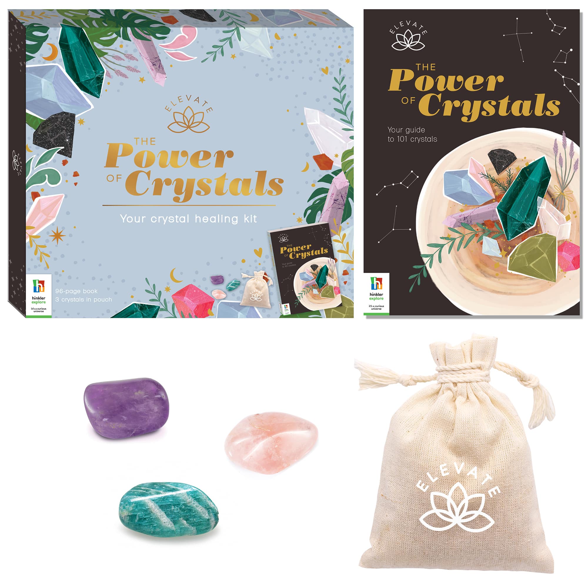 Hinkler Elevate The Power of Crystals Kit