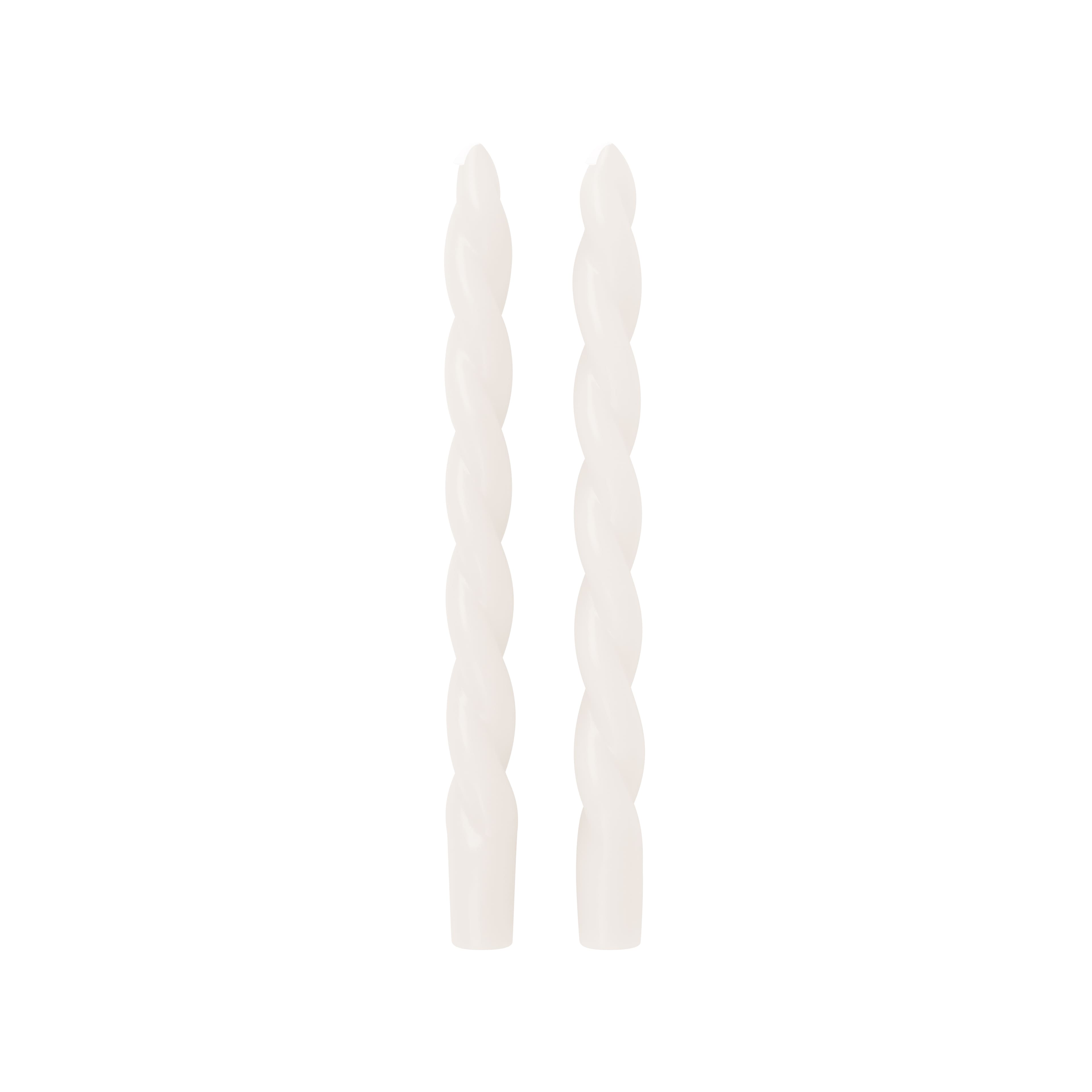10&#x22; Unscented Twist Taper Candles, 2ct. by Ashland&#xAE;