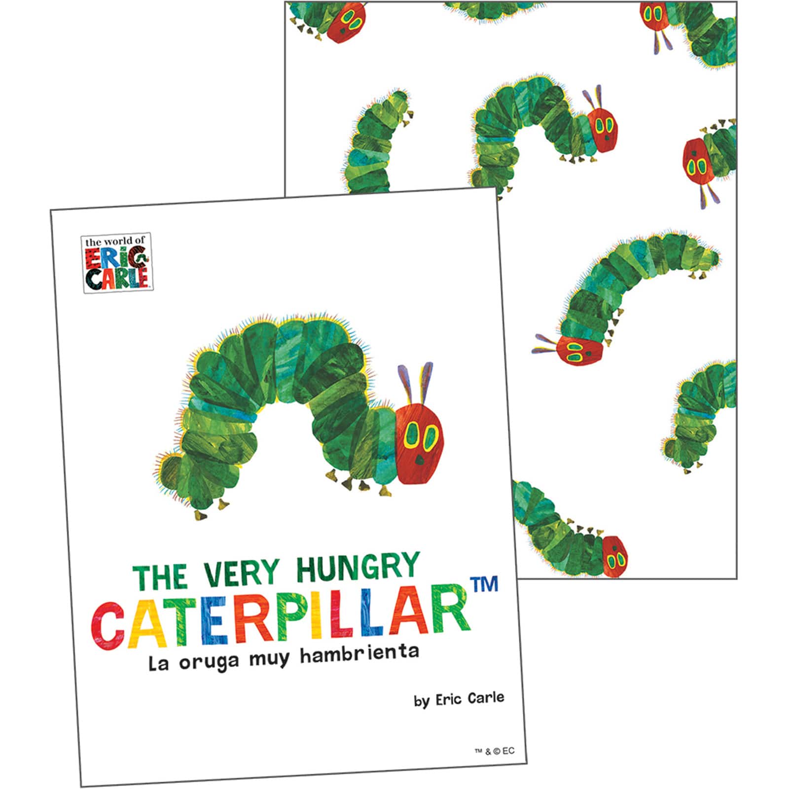 PACK OF 6 ERIC CARLE POSTCARDS THE VERY HUNGRY CATERPILLAR SET NEW WORDS CAKE 