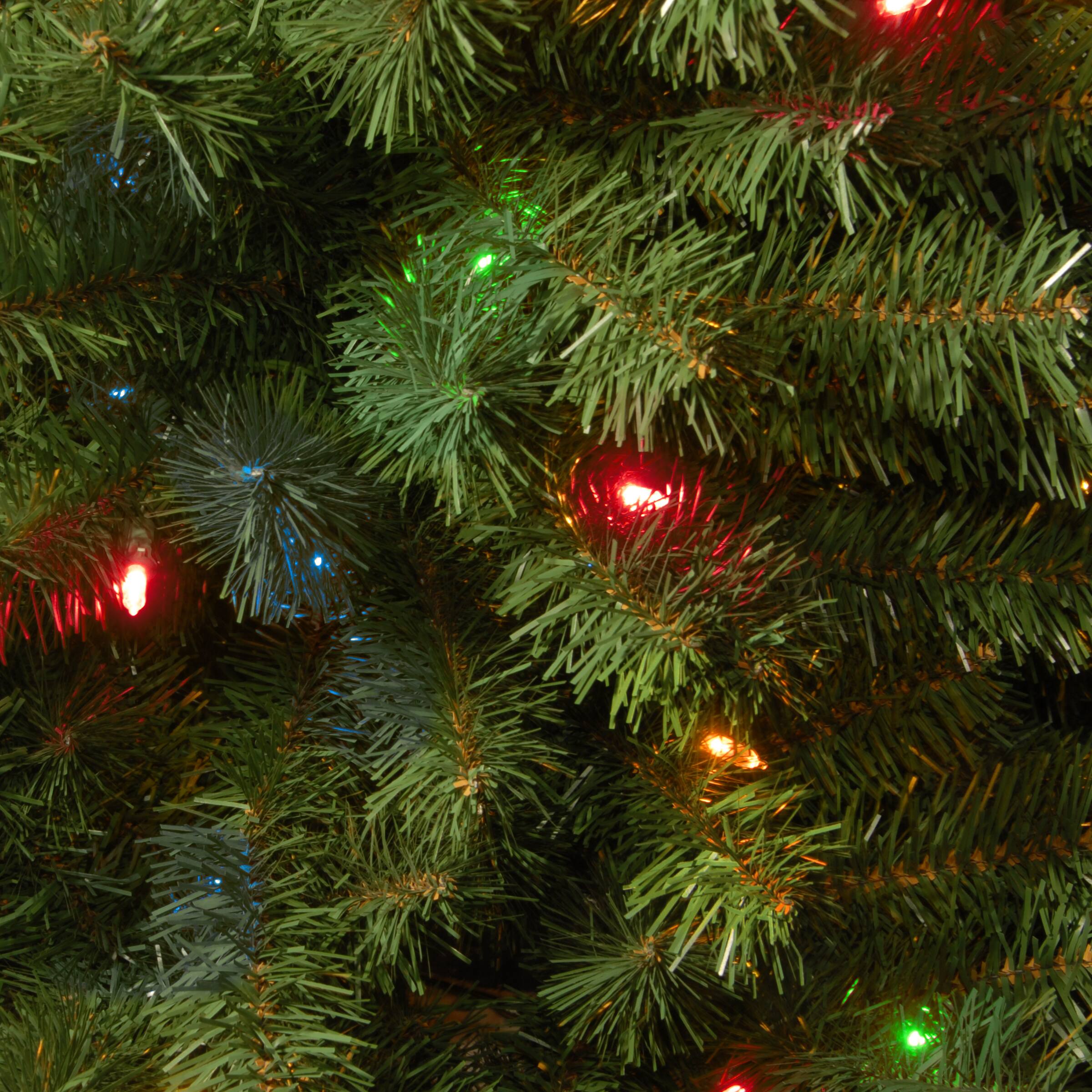 6ft. Pre-Lit Kincaid Spruce Artificial Christmas Tree, Multicolor Lights