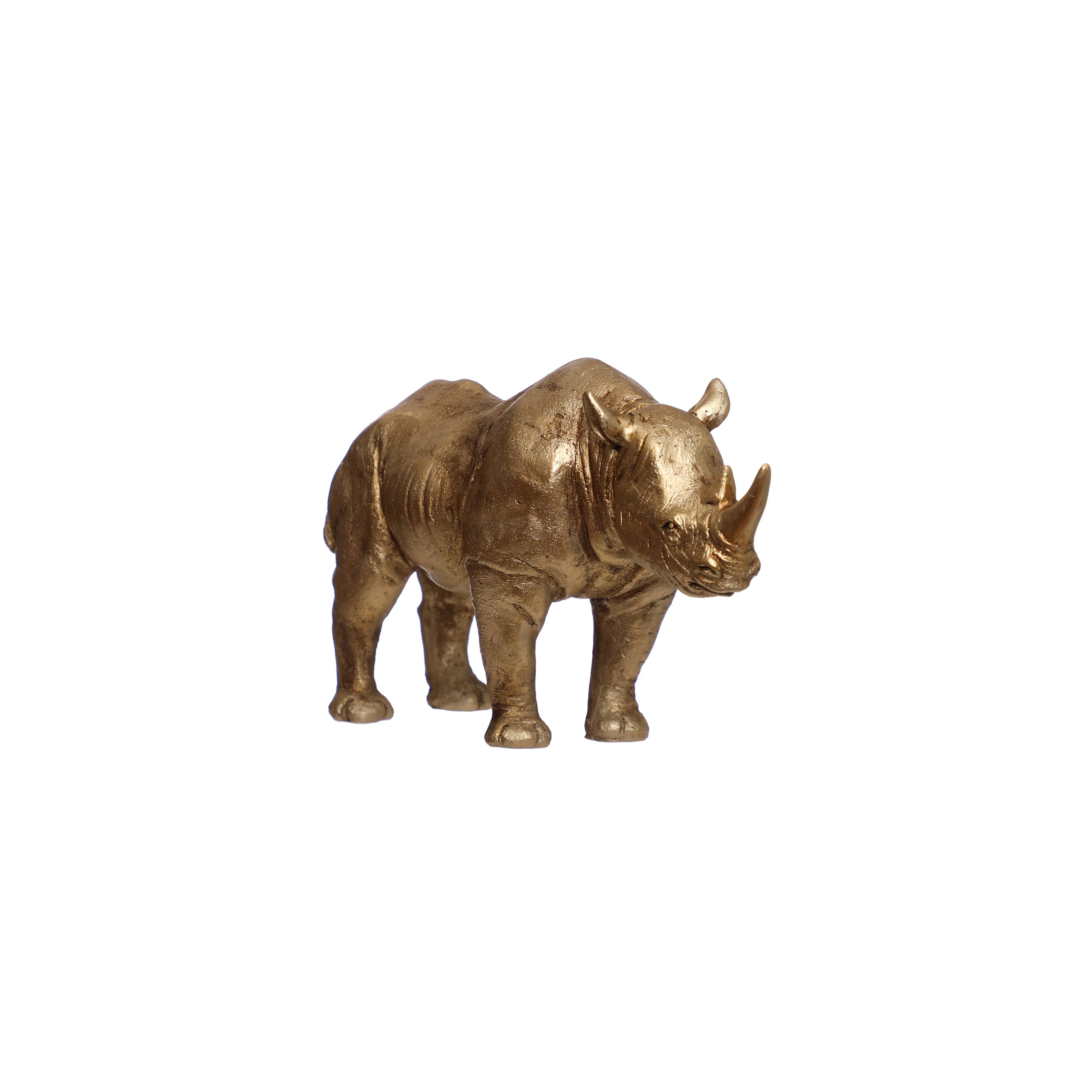 8&#x22; Gold Rhino Tabletop D&#xE9;cor by Ashland&#xAE;