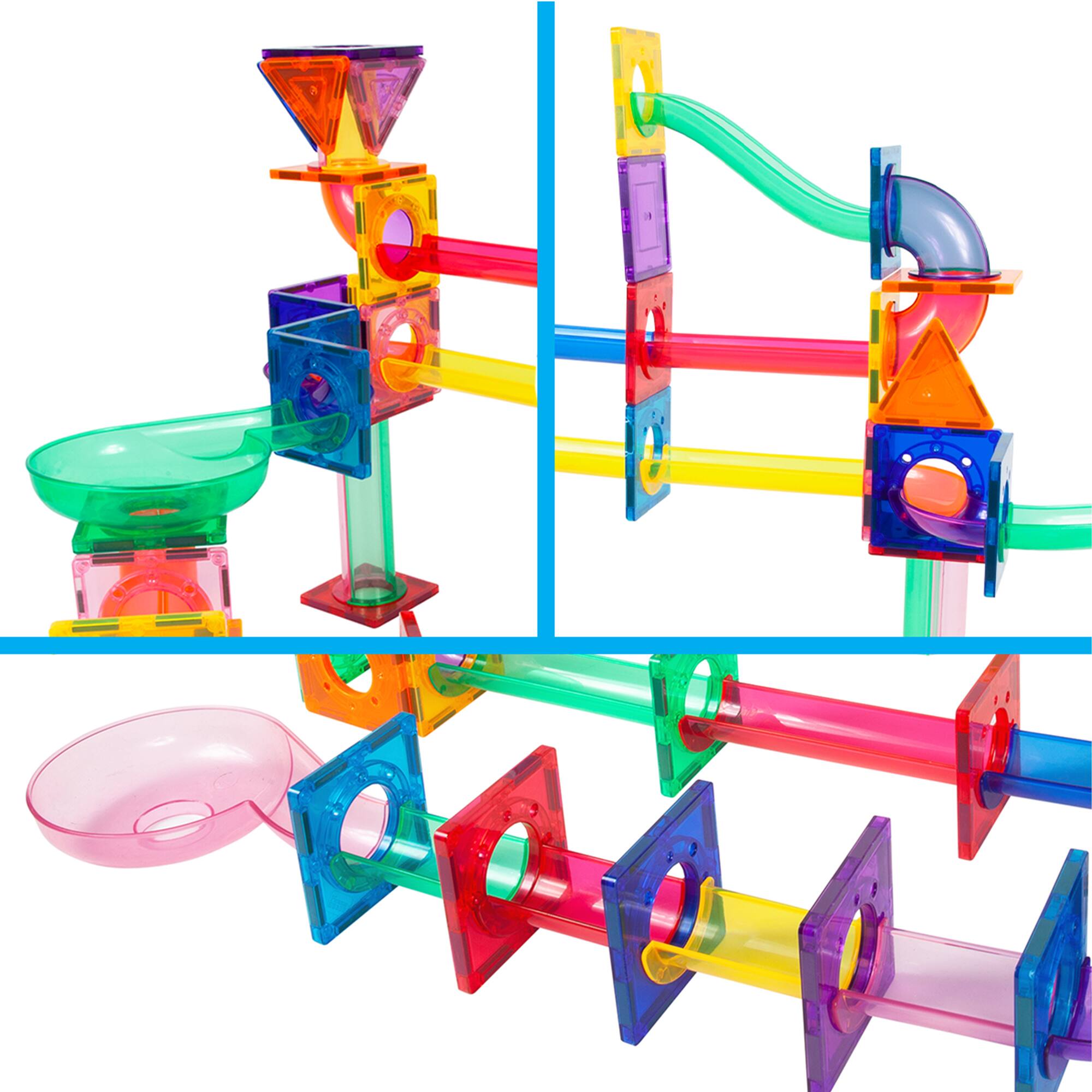 PicassoTiles&#xAE; Magnetic Marble Run Set
