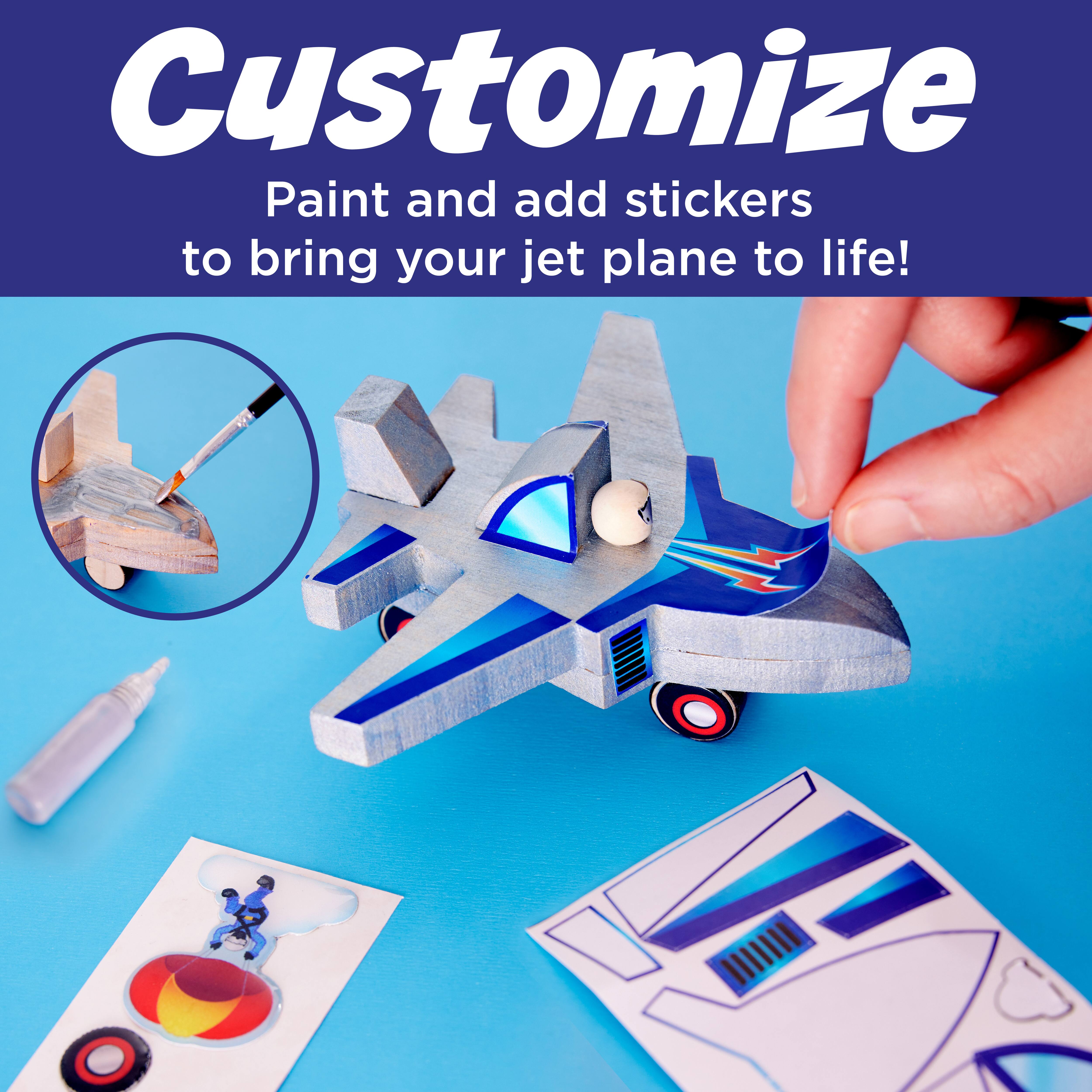 Creativity for Kids&#xAE; Buildeez!&#x2122; Ace Jet Plane Wooden Model Set