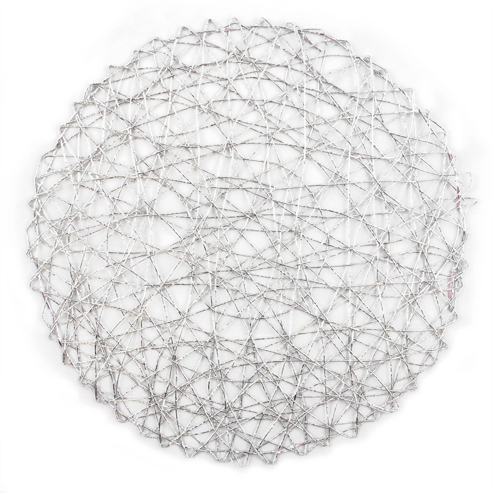 DII&#xAE; Woven Paper Round Placemats, 6ct.