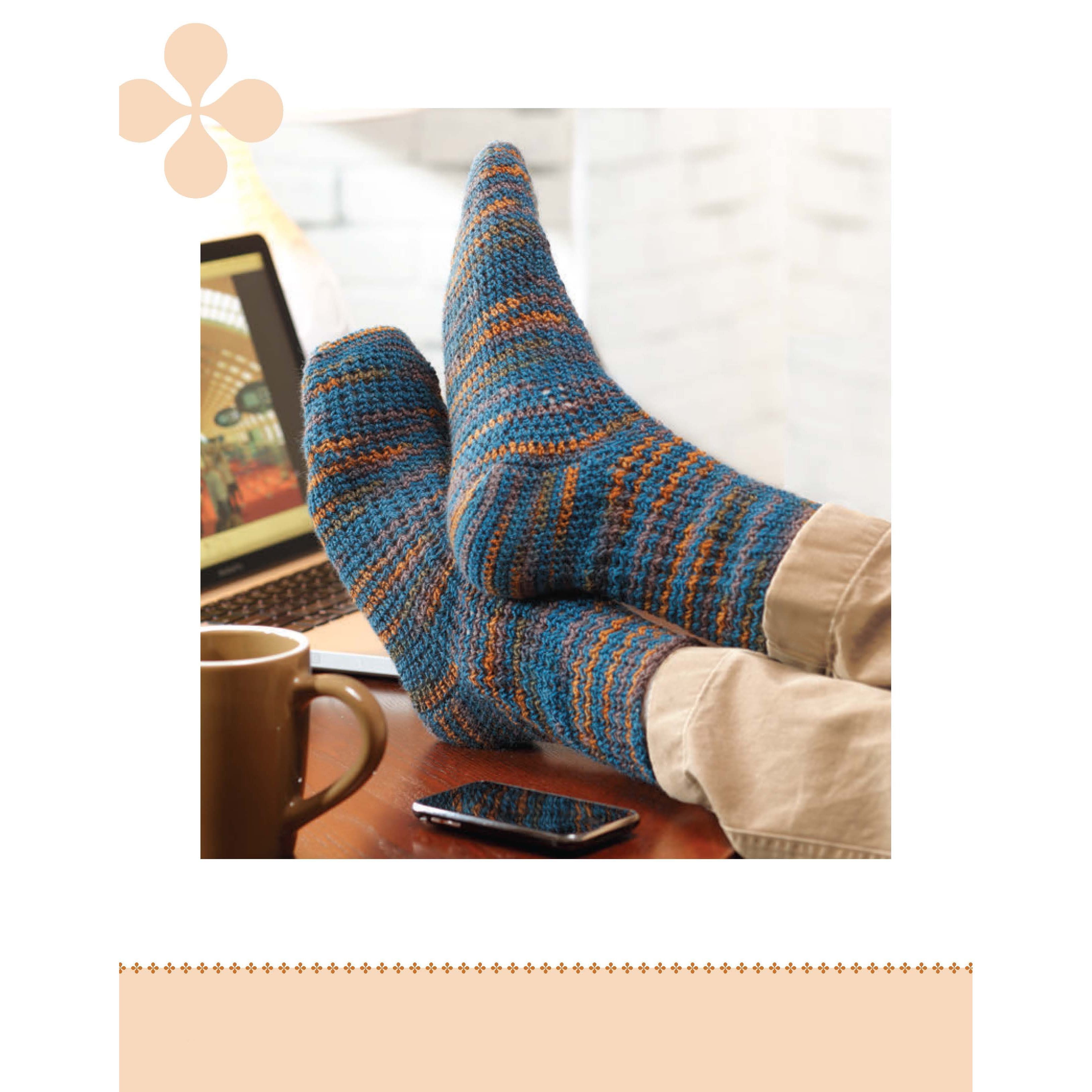 Leisure Arts&#xAE; I Can&#x27;t Believe I&#x27;m Crocheting Socks Book